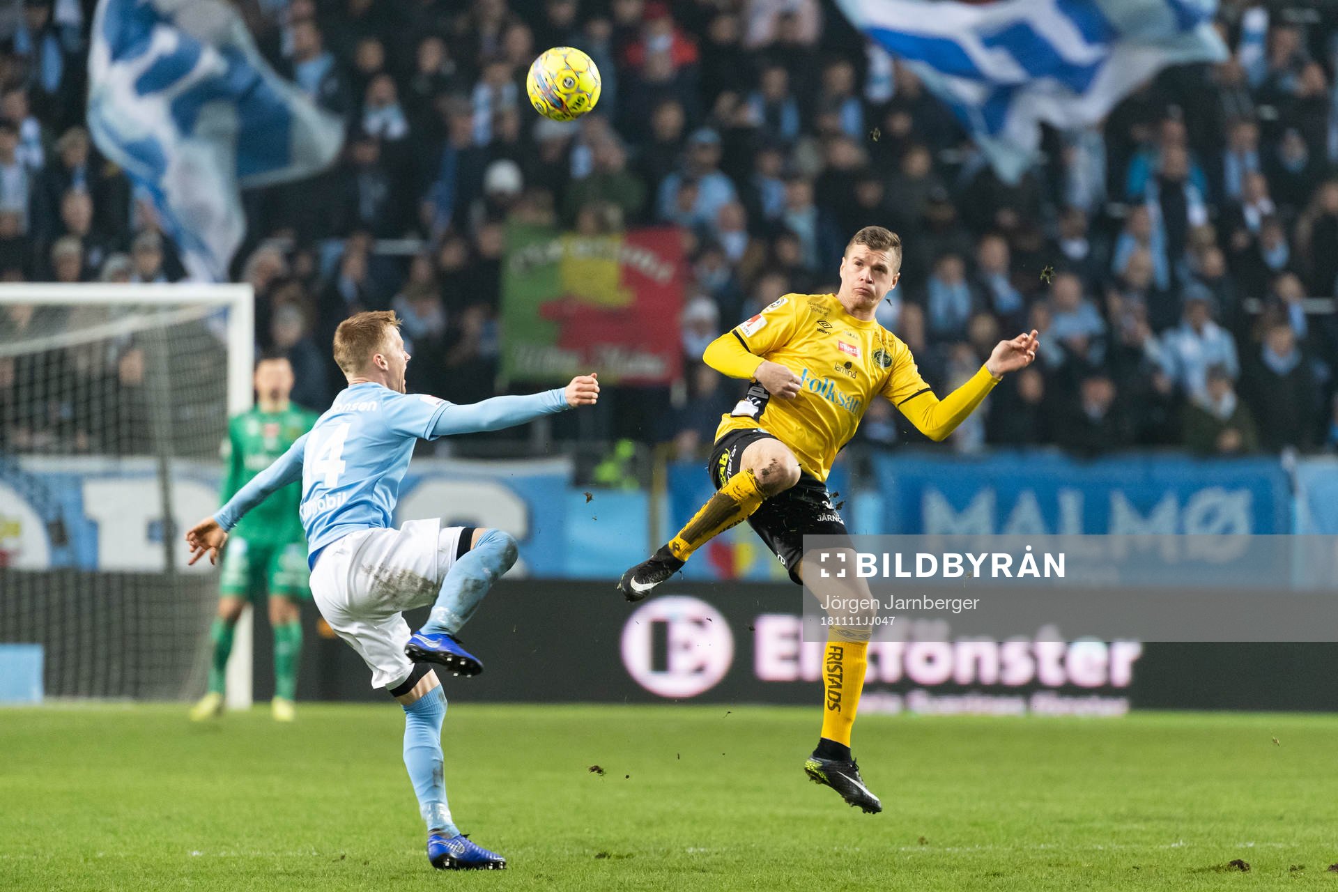Elfsborgs Samuel Holmén och Malmö FFs Anders Christiansen