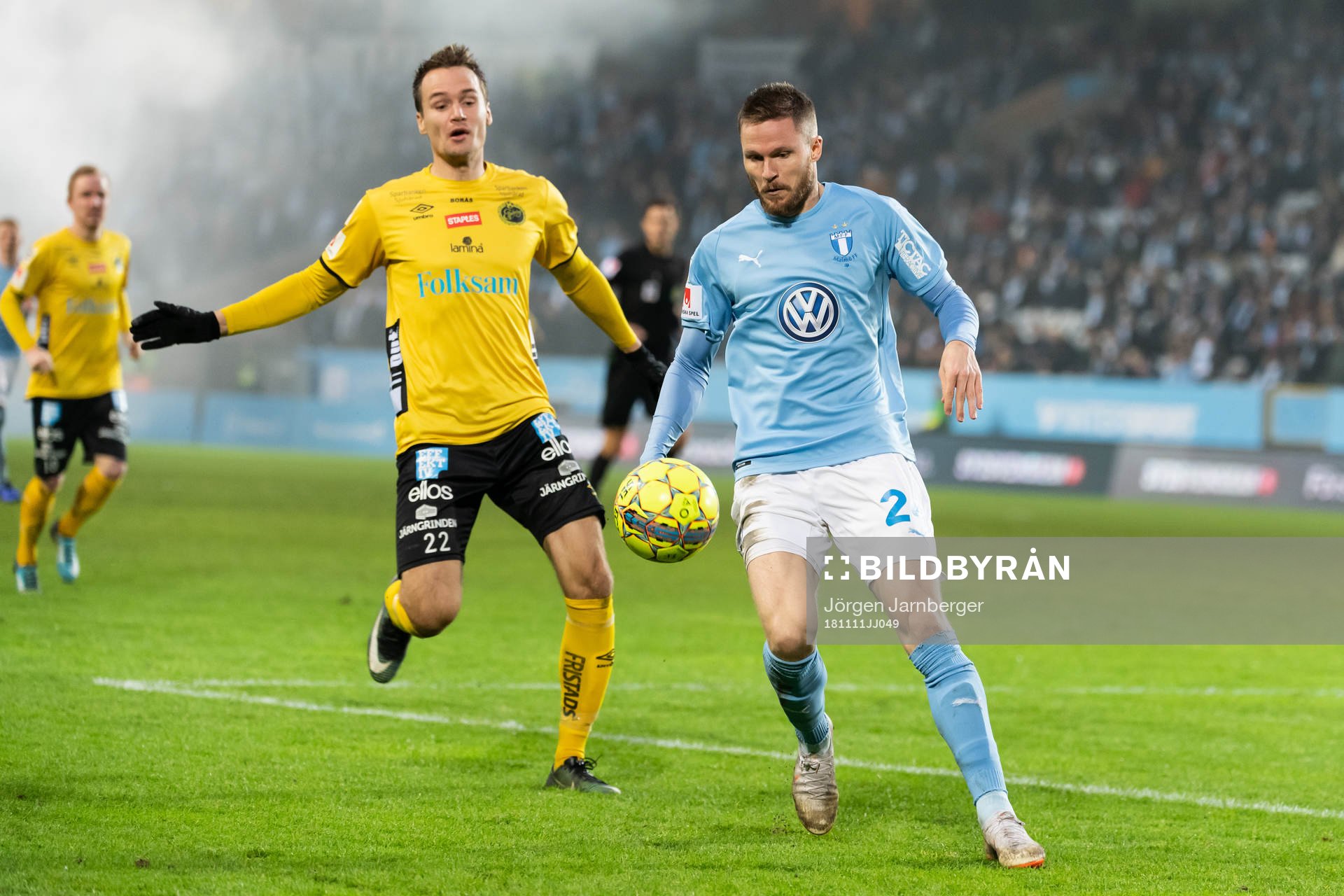 Malmö FFs Lasse Nielsen och Elfsborgs Viktor Prodell