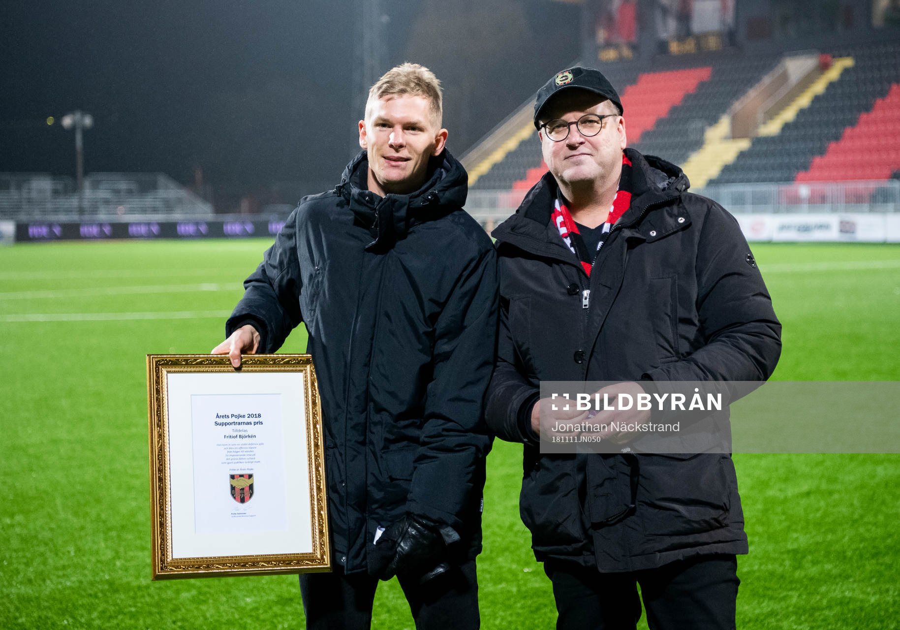 Brommapojkarnas Fritiof Björkén får supporternas pris