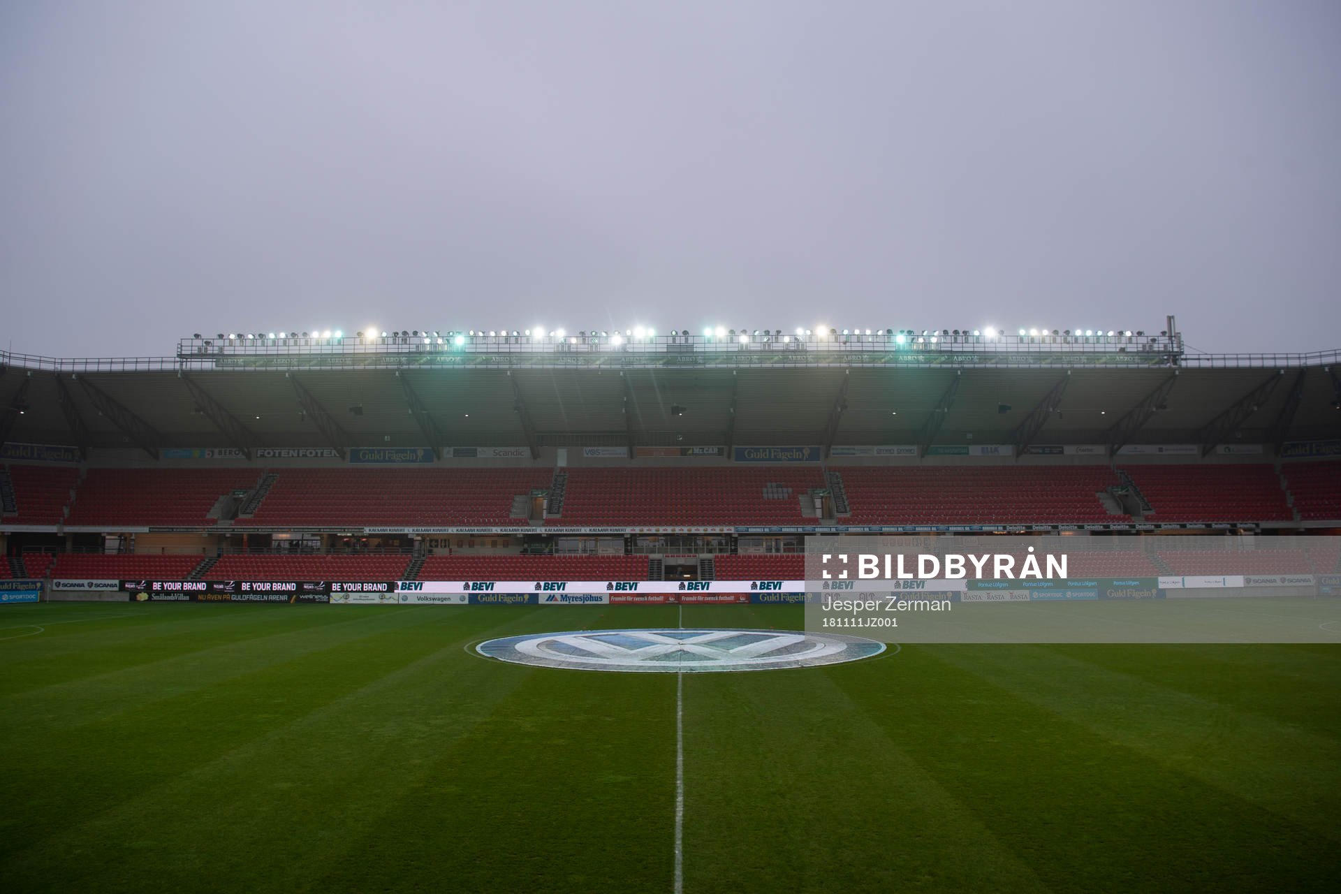 Interiör vy av Guldfågeln Arena