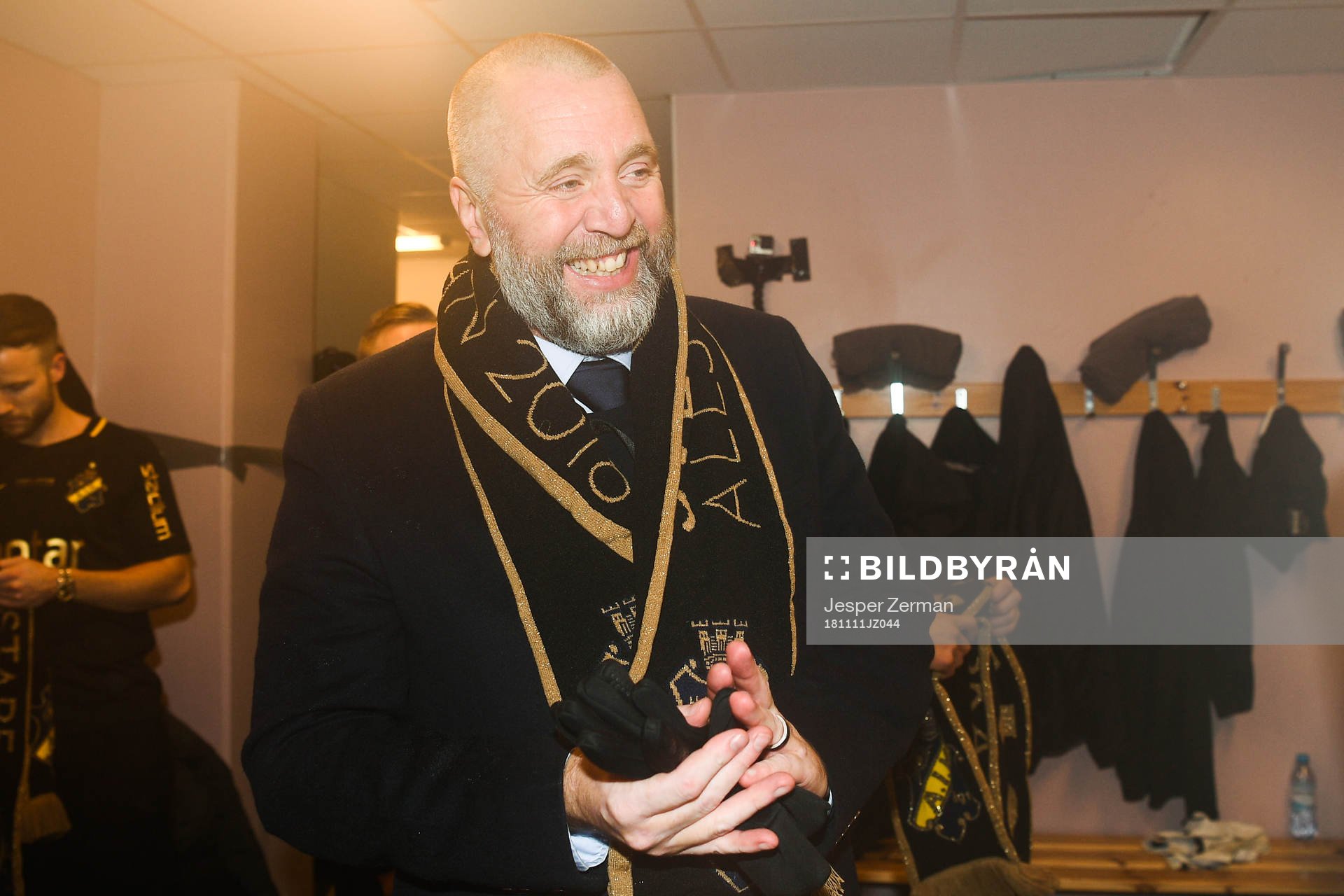 s sportchef Björn Wesström jublar