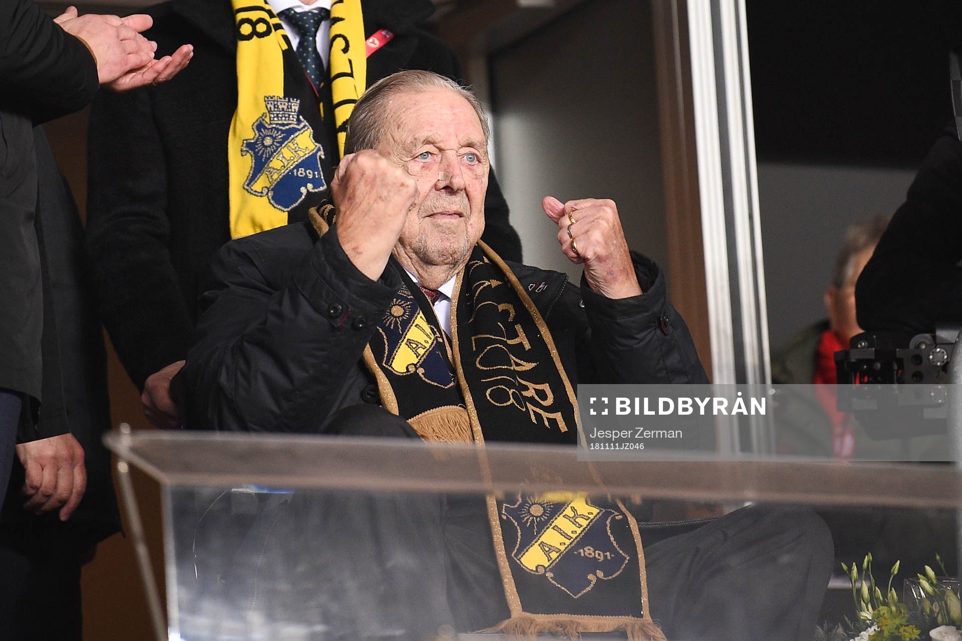 Lennart Johansson jublar