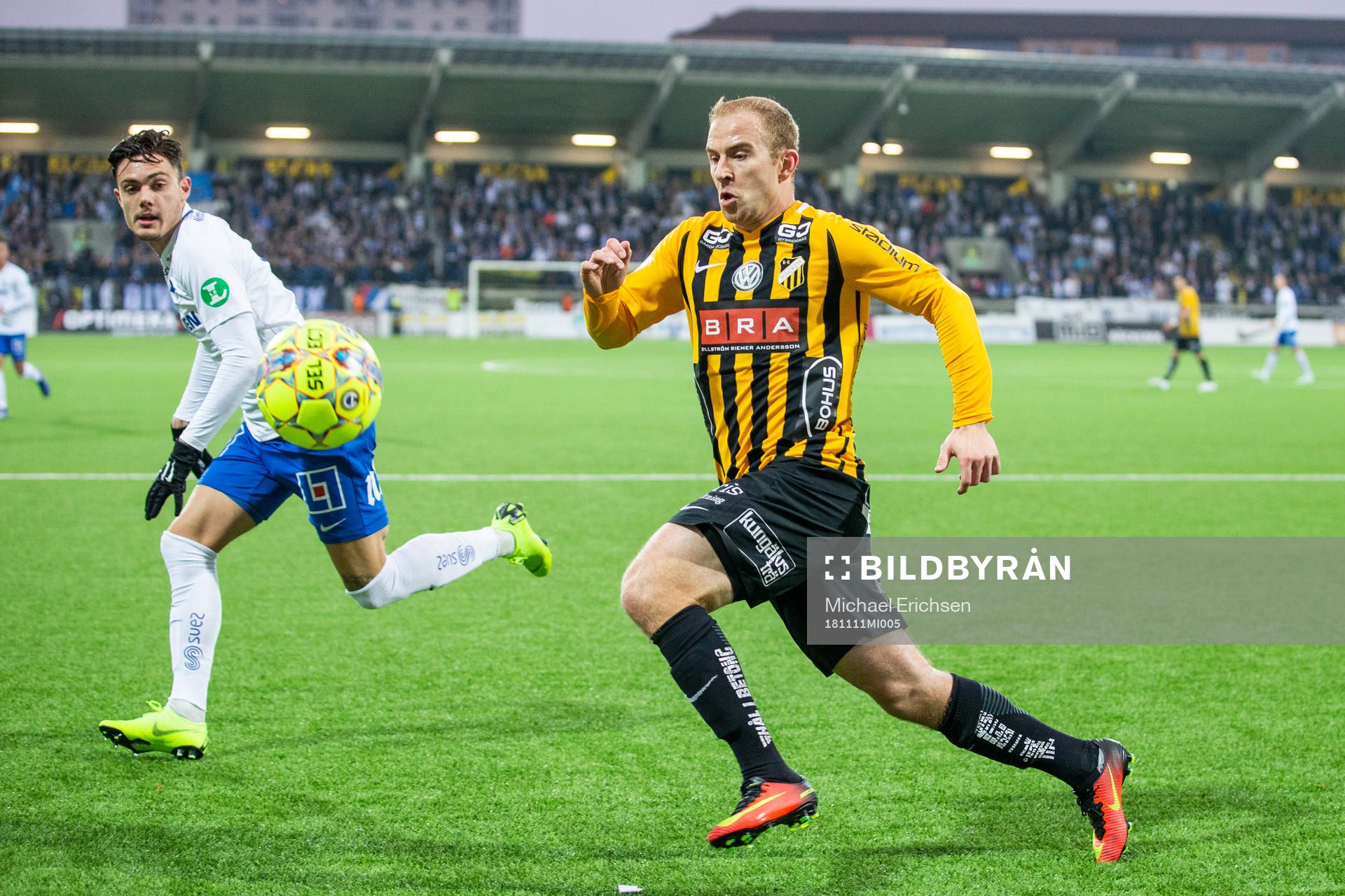 Häckens Kari Arkivuo och Norrköpings David Moberg