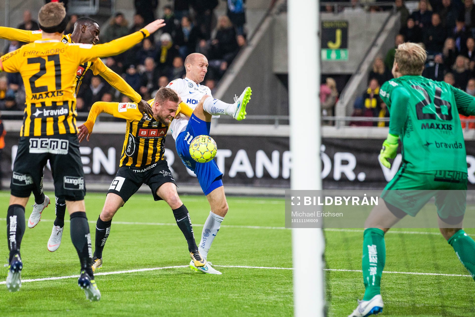 Norrköpings Andreas Johansson och Häckens Alexander
