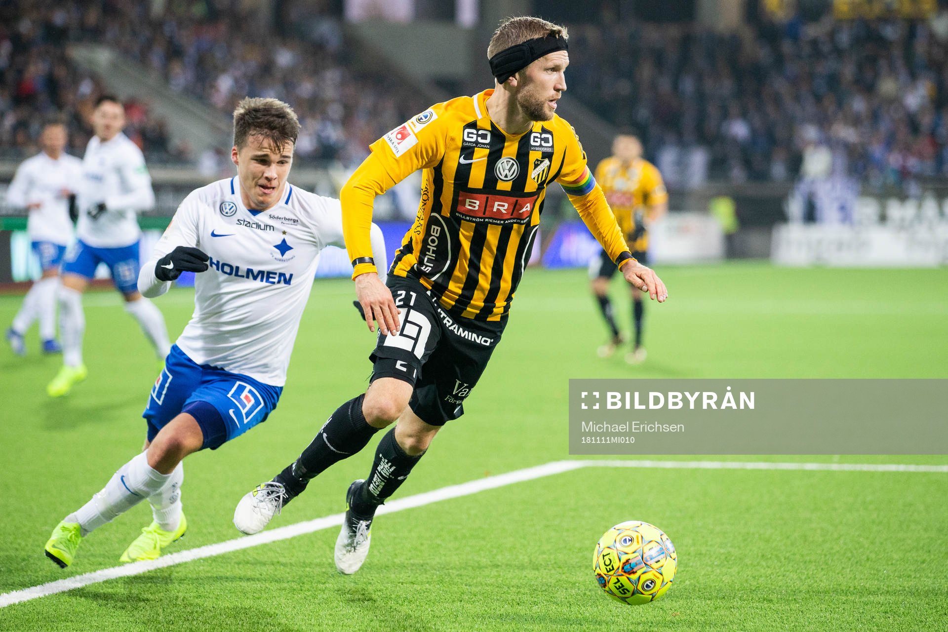 Norrköpings Simon Skrabb och Häckens Rasmus Lindgren