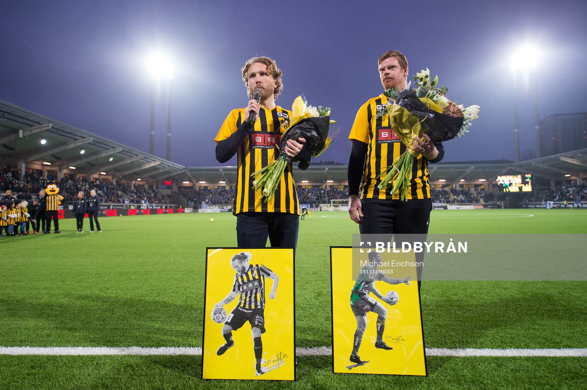 Häckens Emil Wahlström och Christoffer Källqvist  tackas
