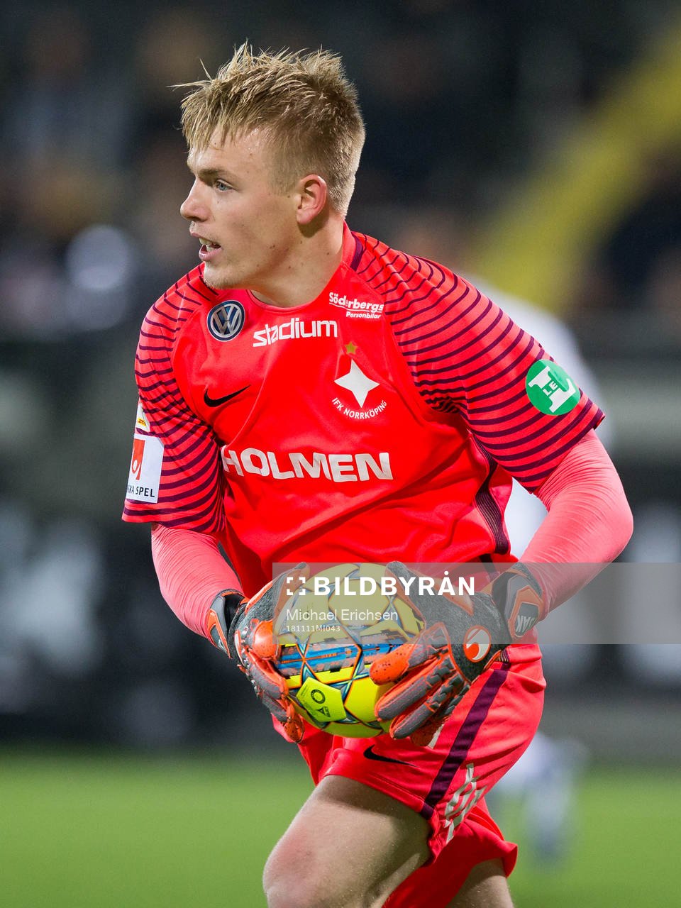 Norrköpings målvakt Isak Pettersson