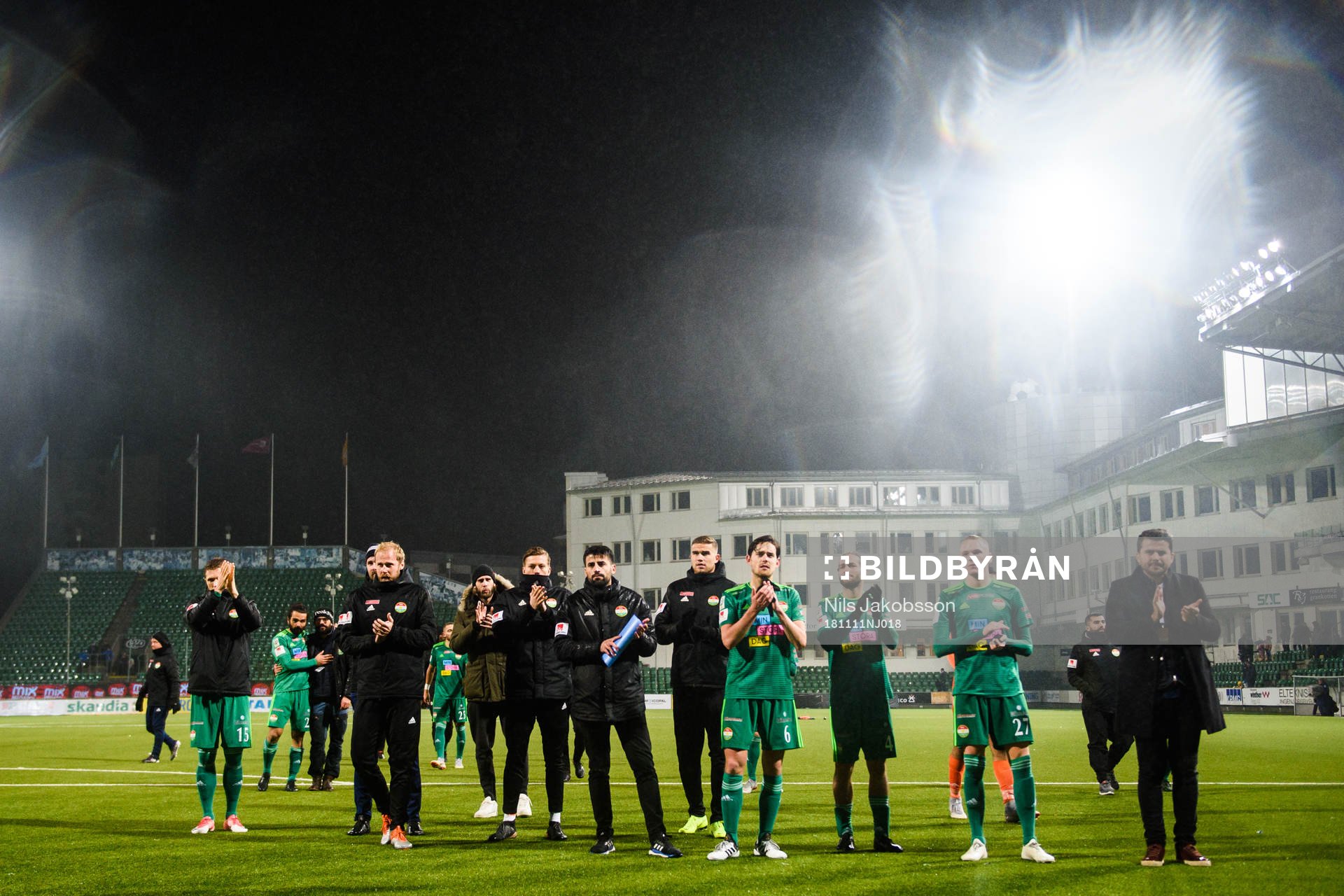 Dalkurds spelare tackar publiken
