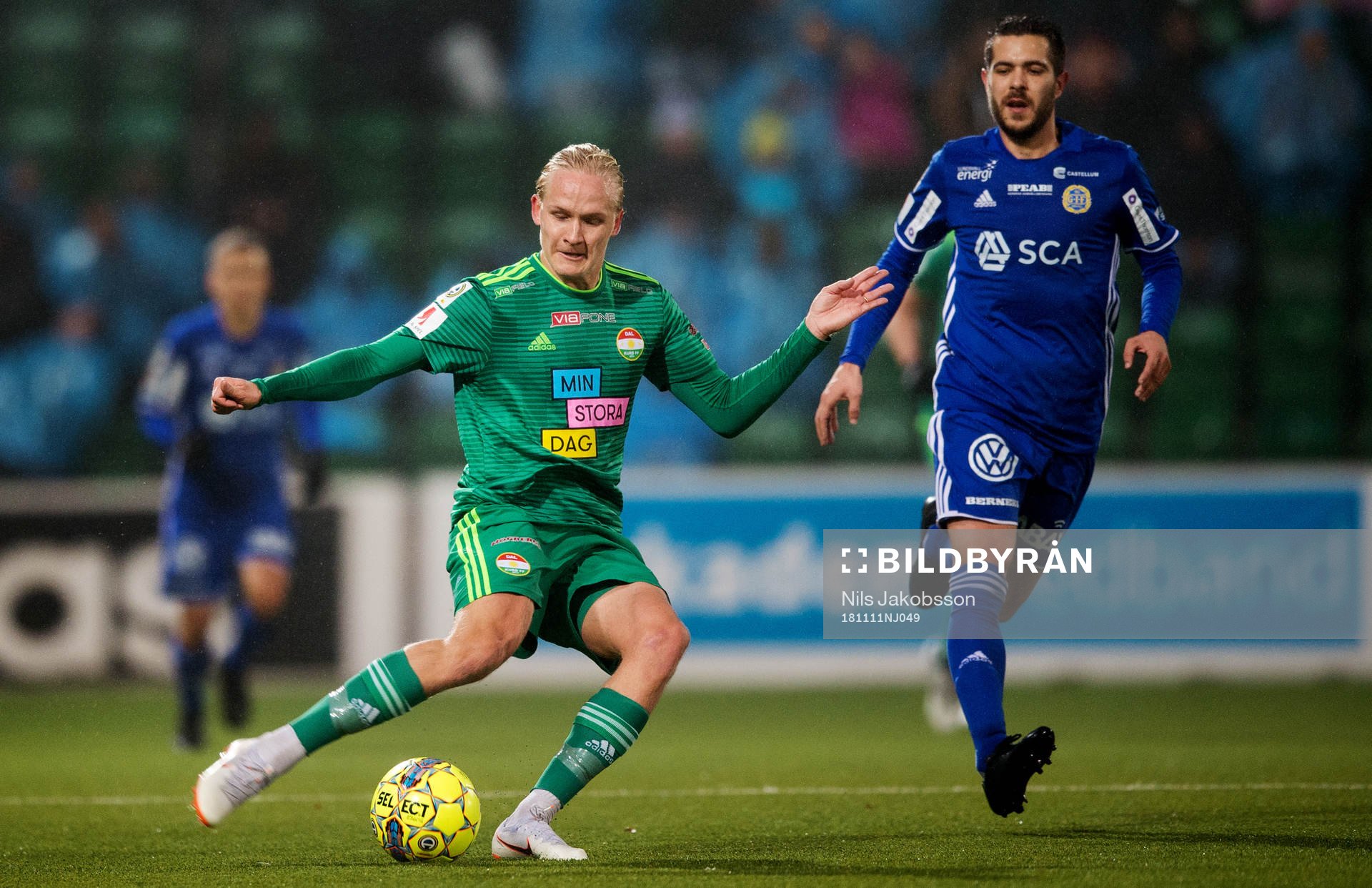 Dalkurds Henrik Löfkvist och Sundsvalls Juan Jose
