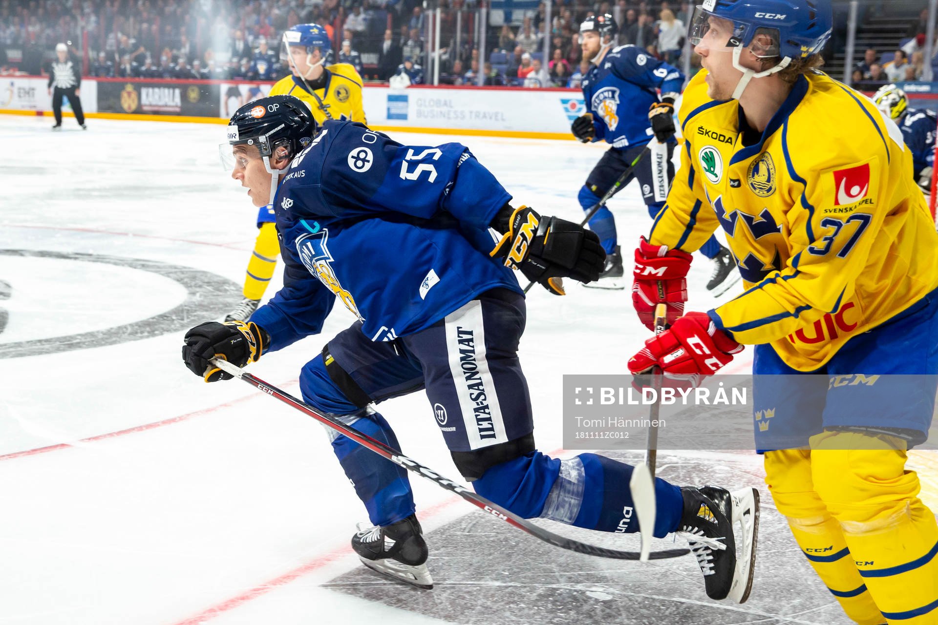 Atte Ohtamaa #55, FIN, John Norman #37, SWE