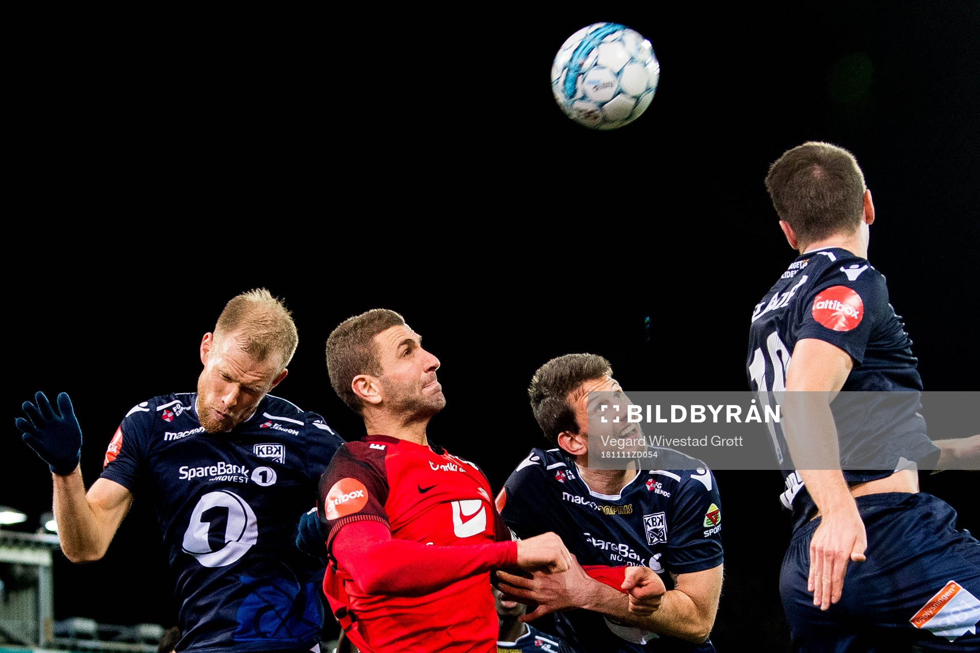 Dan Peter Ulvestad of Kristiansund, Azar Karadas of Brann