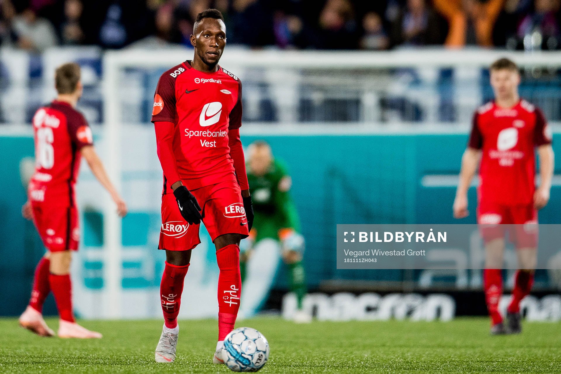 Daouda Bamba of Brann looks dejected