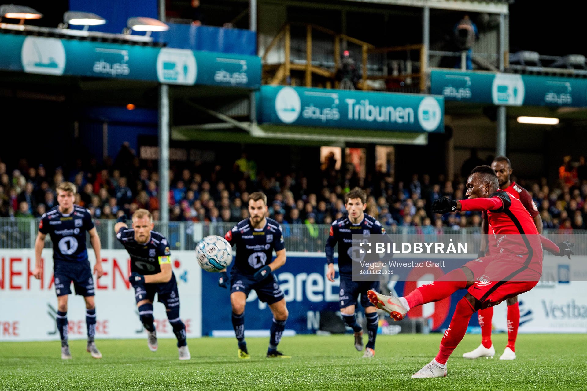 Daouda Bamba of Brann misses from the penalty spot