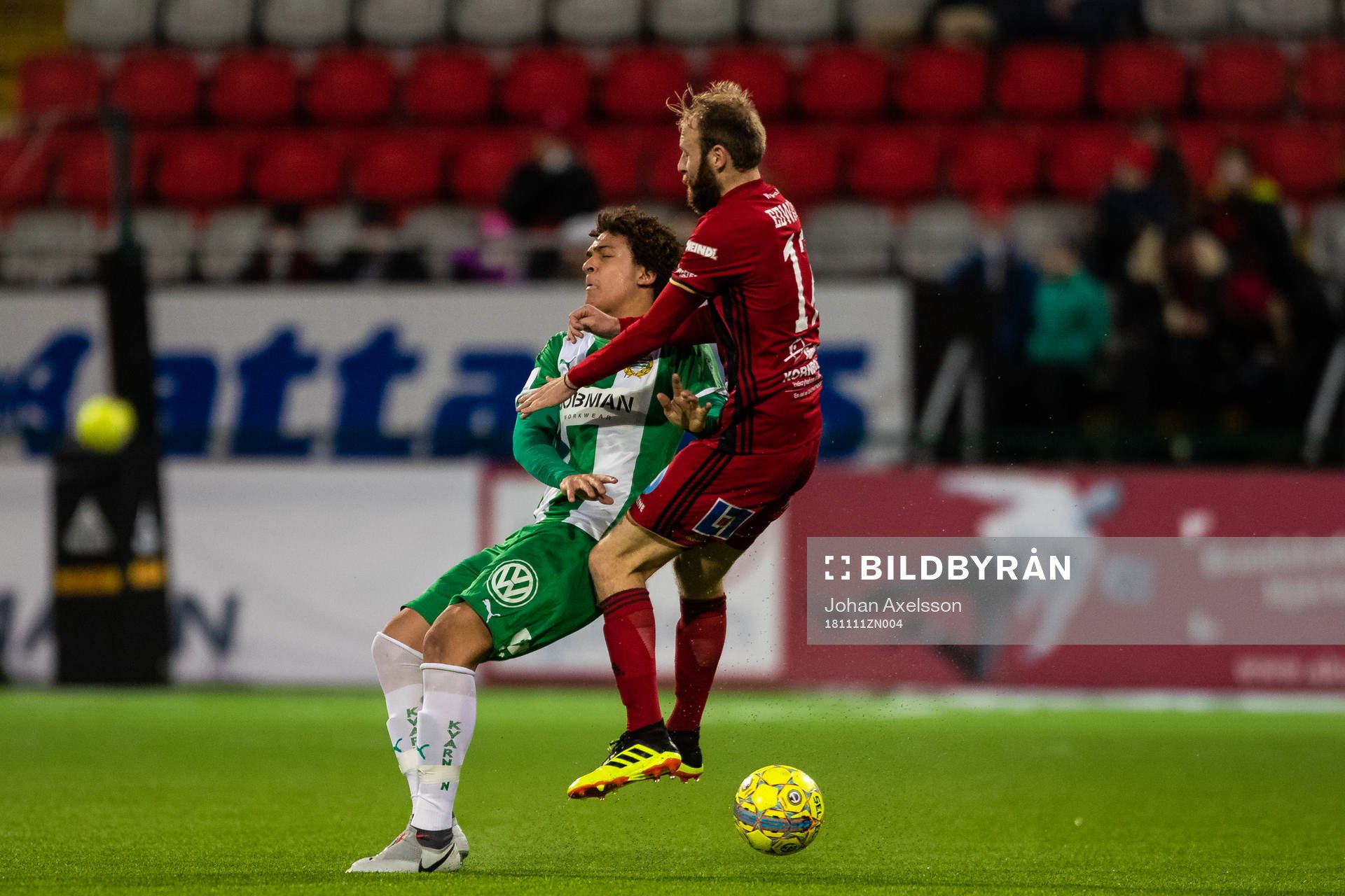 under fotbollsmatchen i Allsvenskan mellan Östersund och
