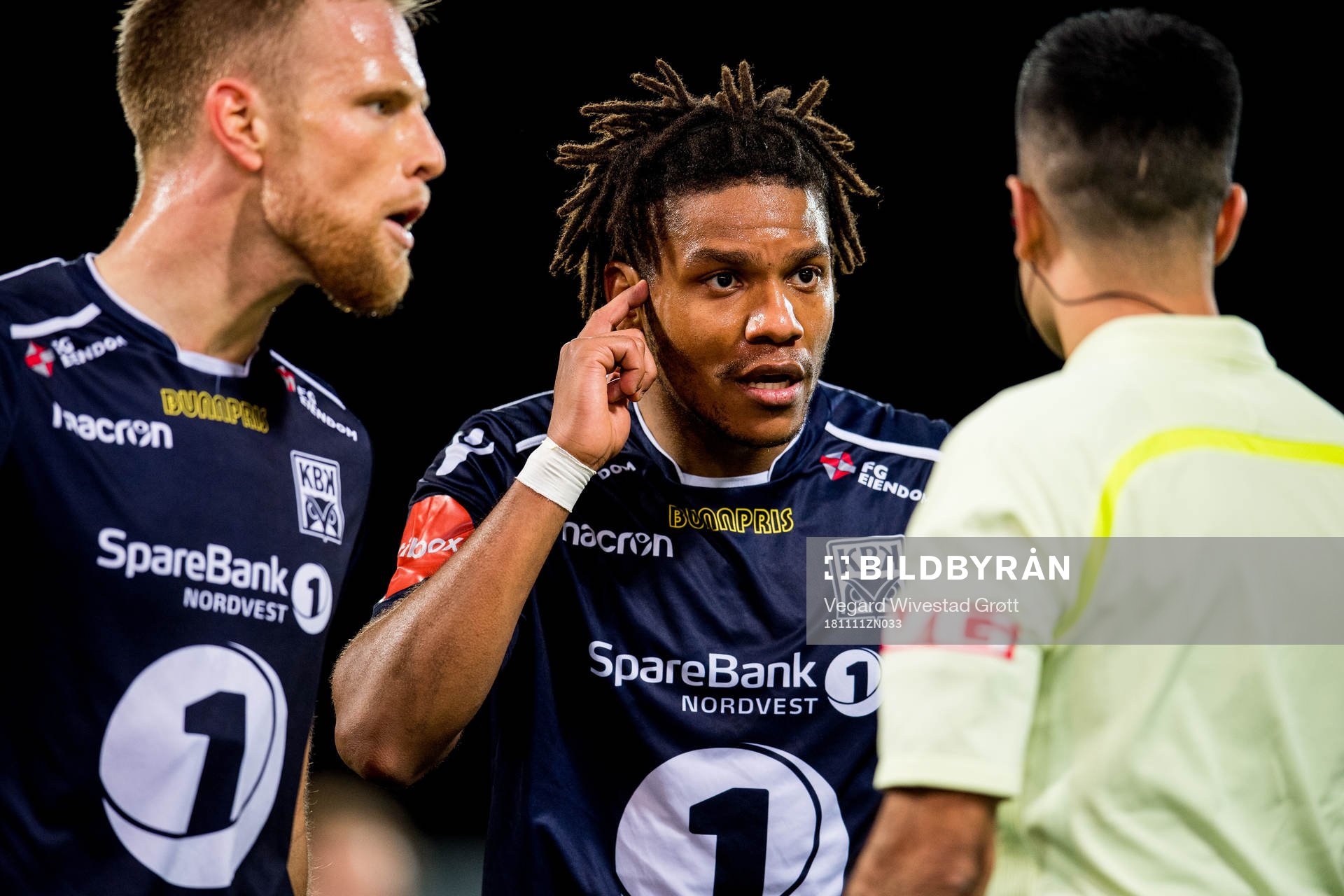 Dan Peter Ulvestad and Christophe Psyché of Kristiansund