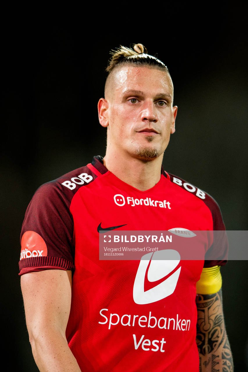 Vito Wormgoor of Brann looks dejected