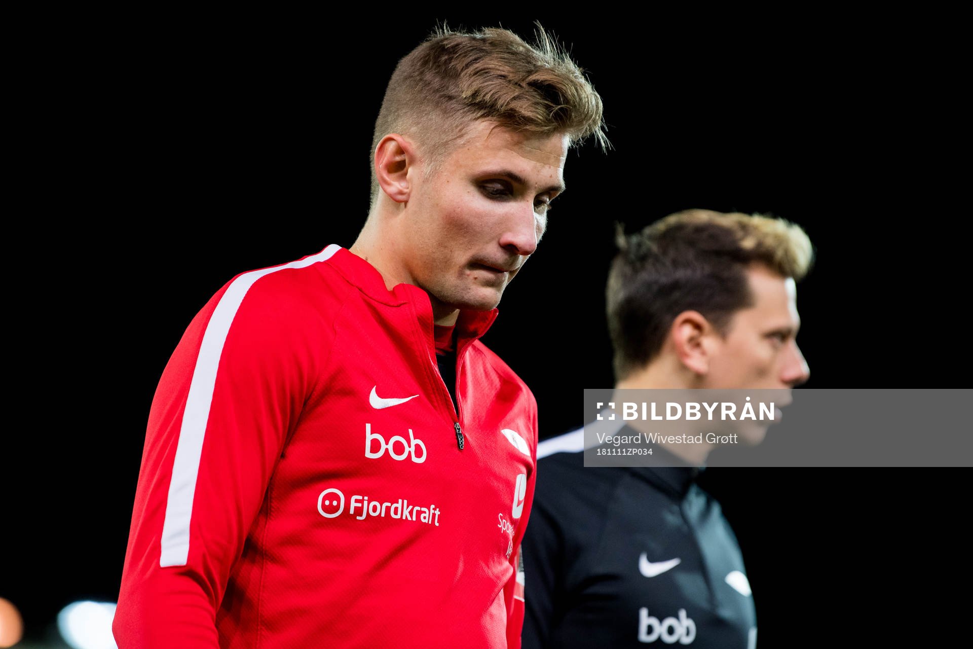 Steffen Lie Skålevik of Brann looks dejected