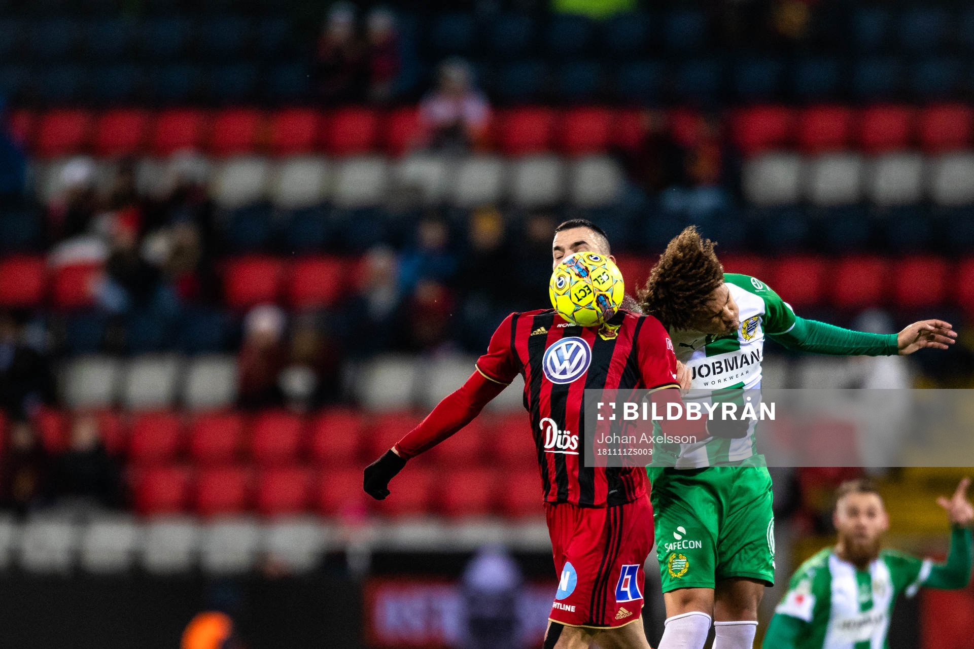 Östersunds Dino Islamovic  och Hammarbys Neto Borges