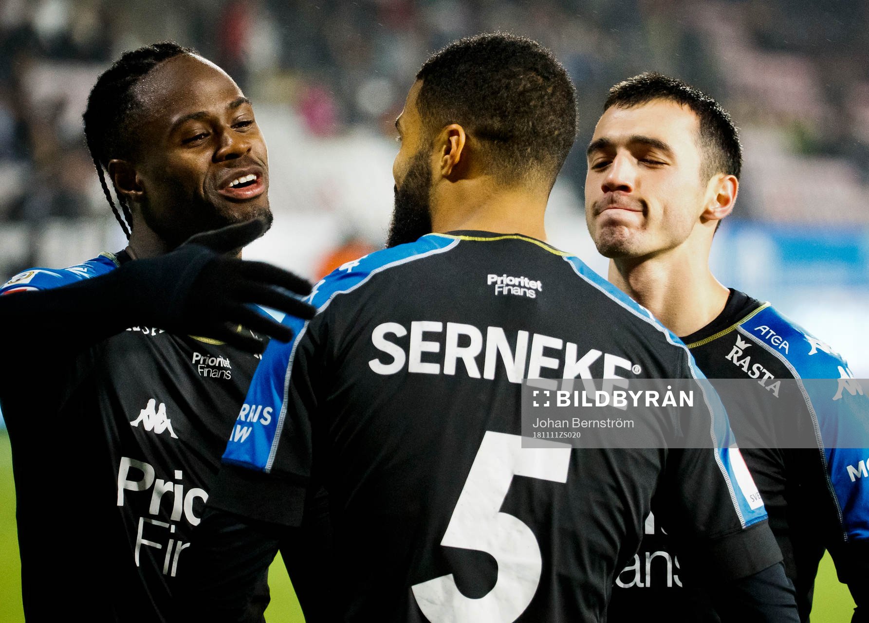 IFK Göteborgs Vajebah Kaliefah Sakor och Kristopher Da