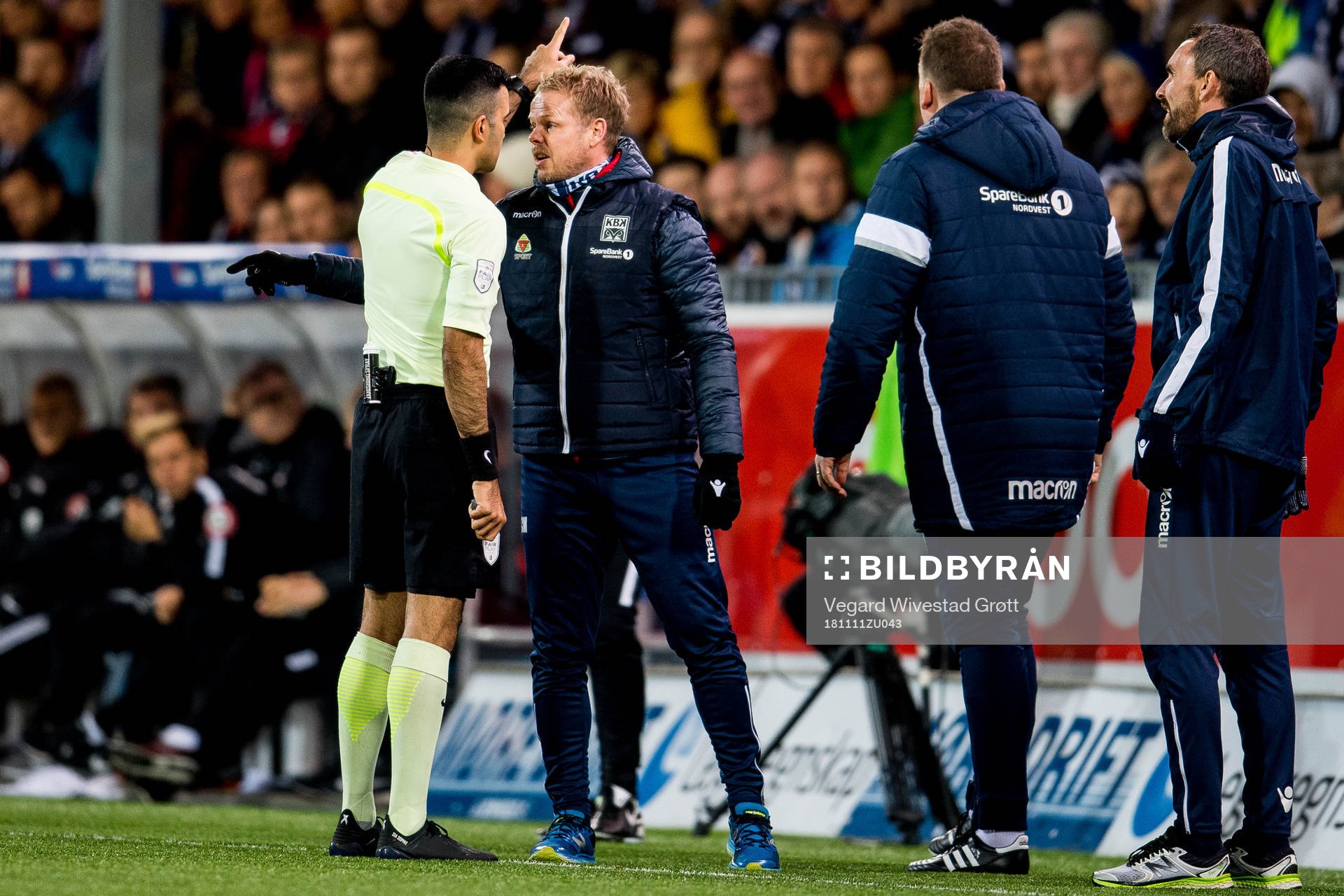 Christian Michelsen, head coach of Kristiansund, is being