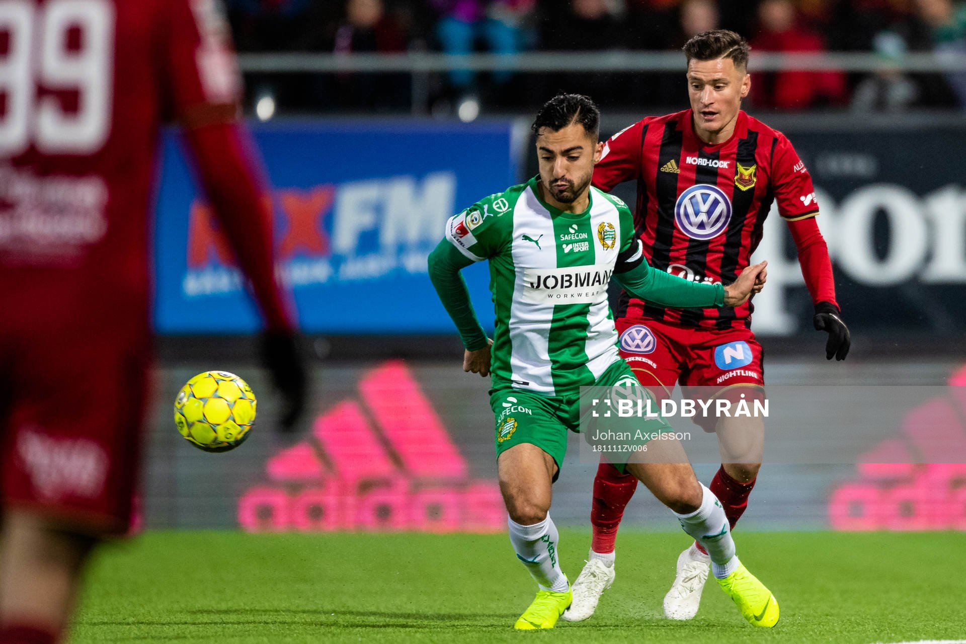 Hammarbys Jiloan Hamad  och Östersunds Jamie Hopcutt