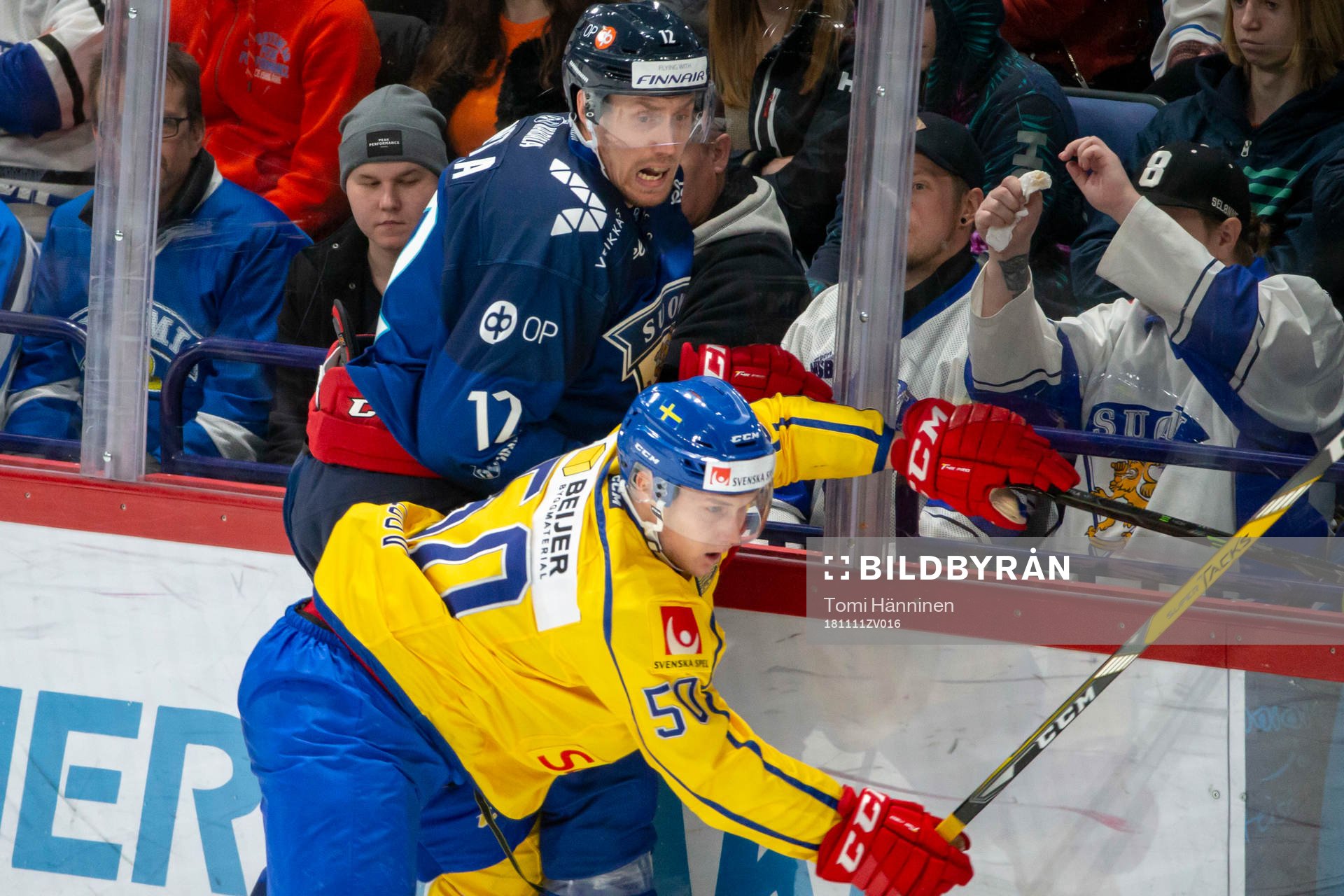 Marko Anttila #12, FIN, Viktor Lööv #50, SWE