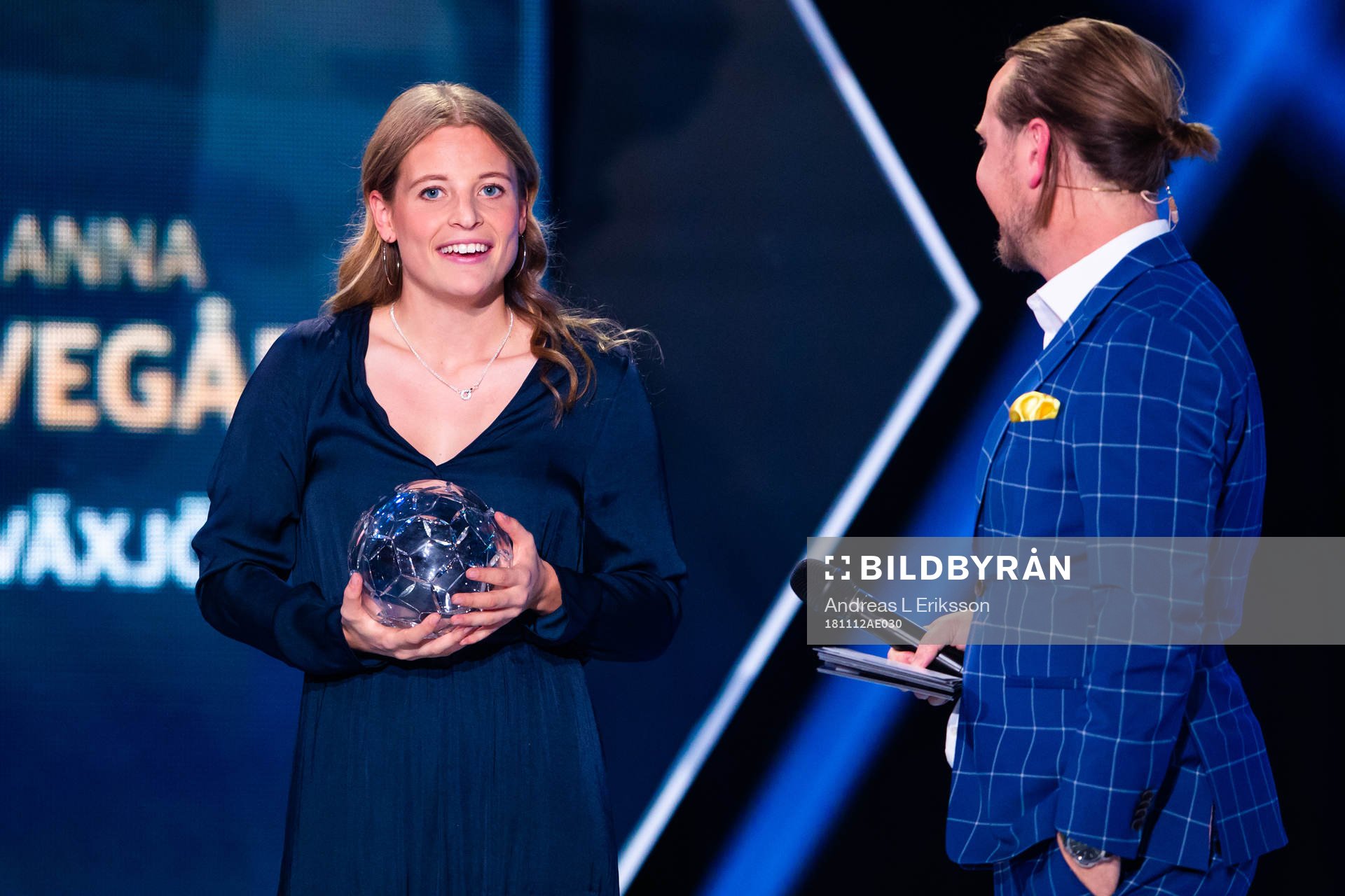 Anna Anvegård, Växjö, tilldelas Årets genombrott