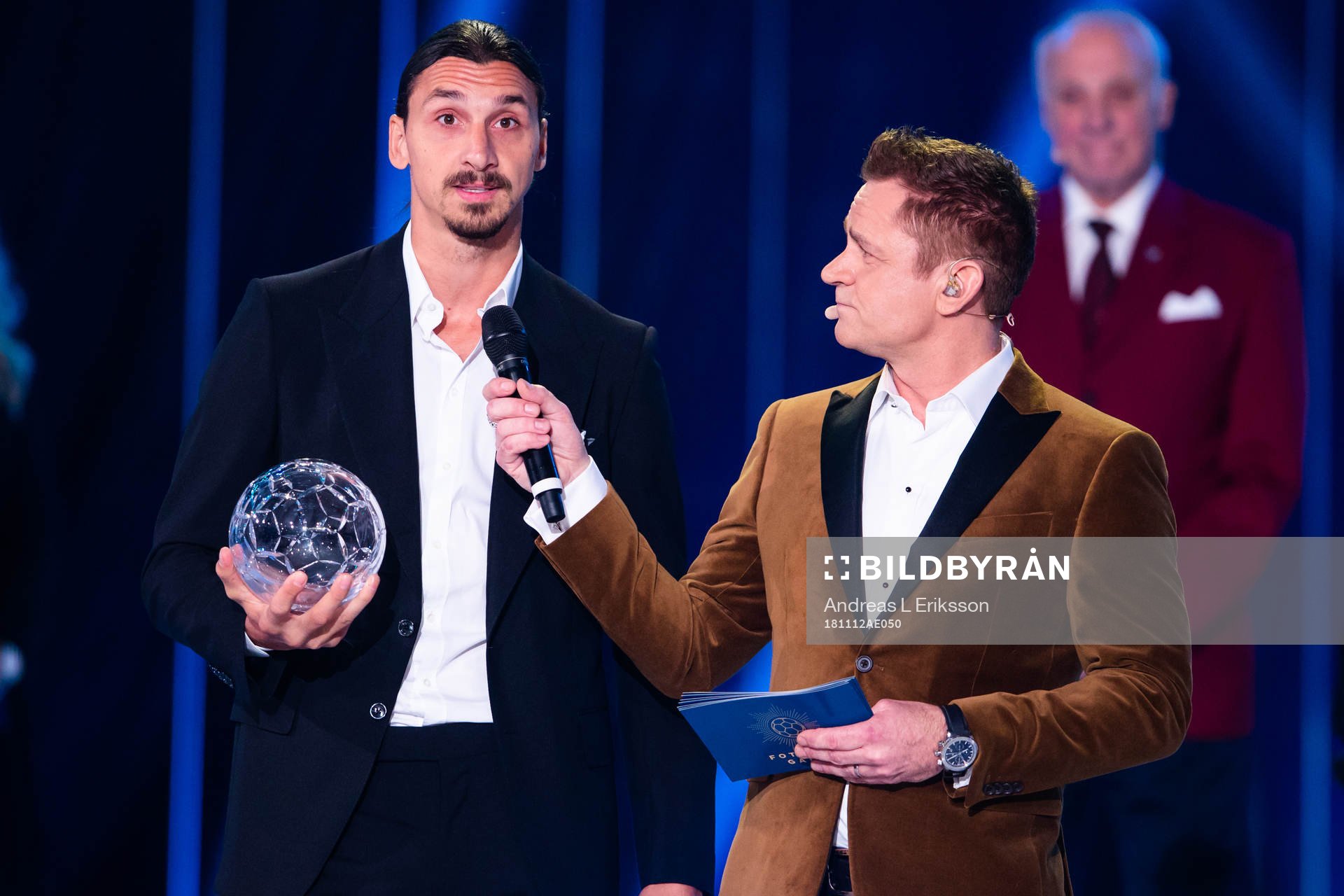 Zlatan Ibrahimovic tilldelas priset Årets Forward
