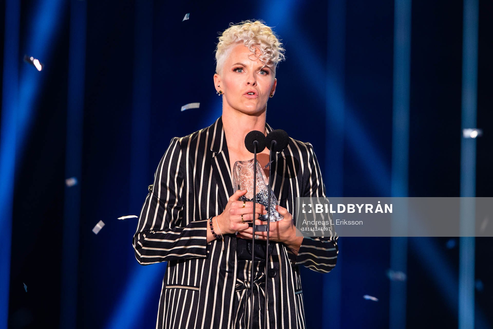 Nilla Fischer tilldelas Diamantbollen