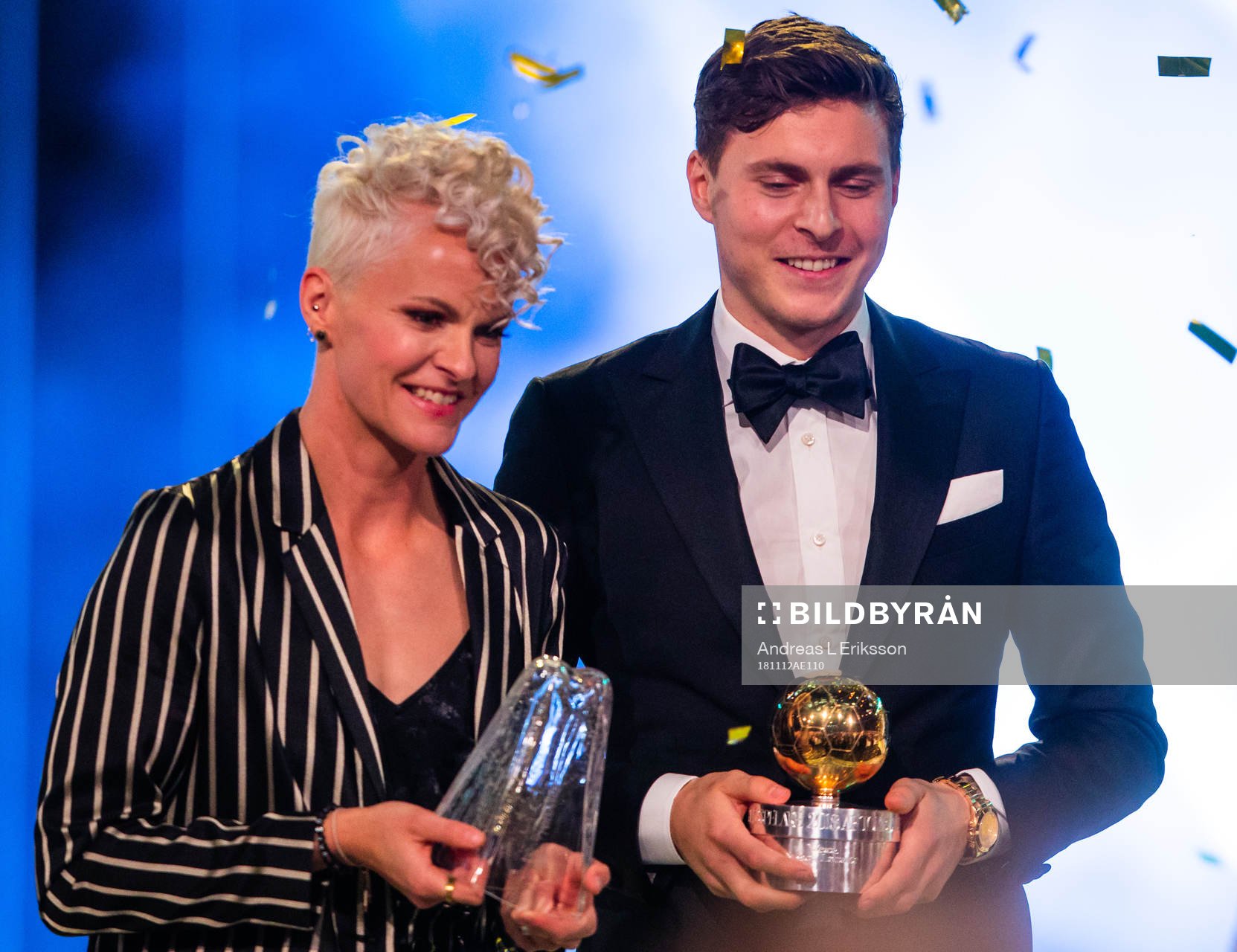Nilla Fischer tilldelas Diamantbollen och Victor Nilsson