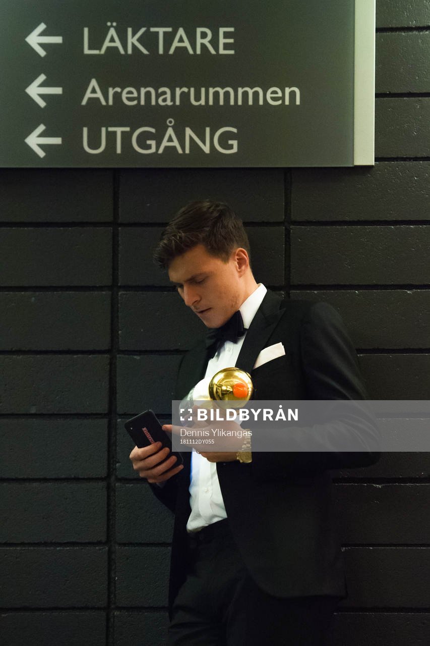 Victor Nilsson Lindelöf med Guldbollen