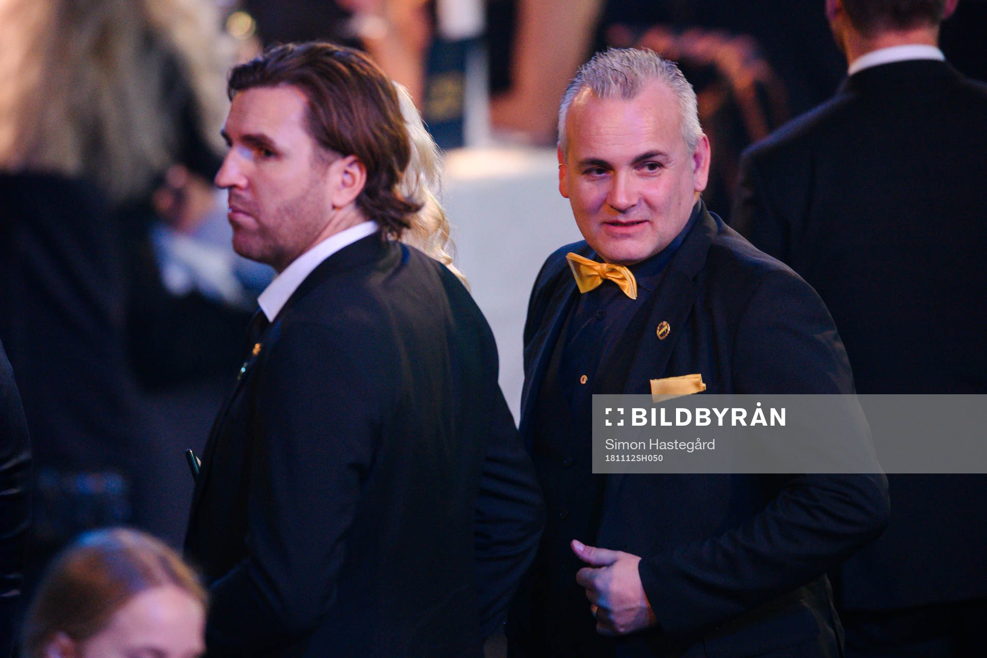 F d AIK-spelaren Nils-Eric Johansson och f d ordförande