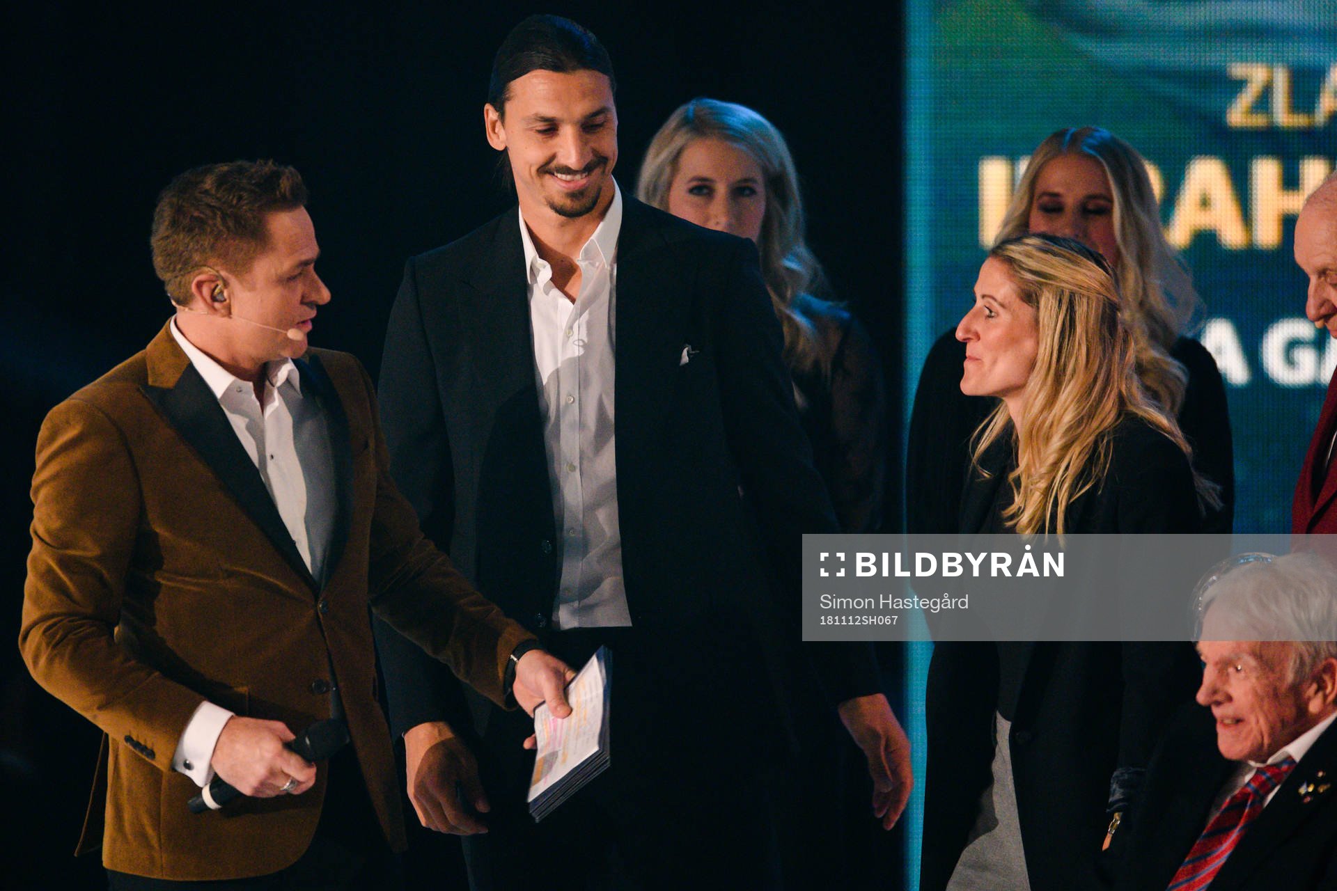 Zlatan Ibrahimovic och Anja Mittag tilldelas priset Årets
