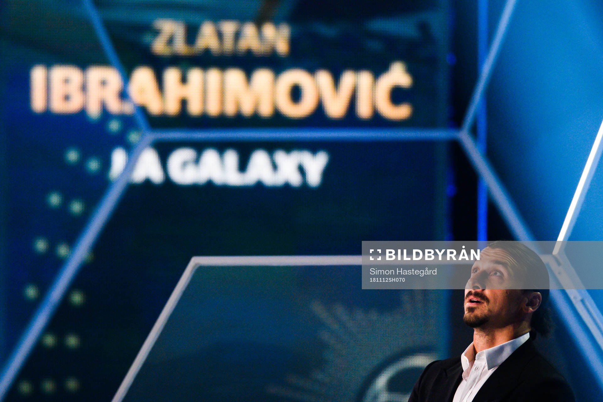 Zlatan Ibrahimovic tilldelas priset Årets Forward