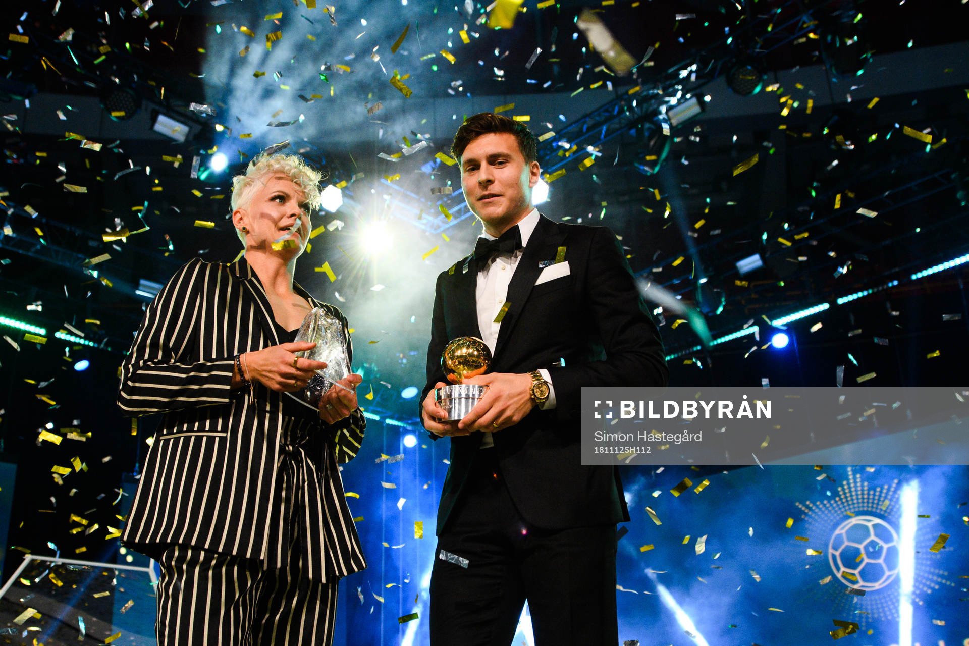 Nilla Fischer och Victor Nilsson Lindelöf vinnare av