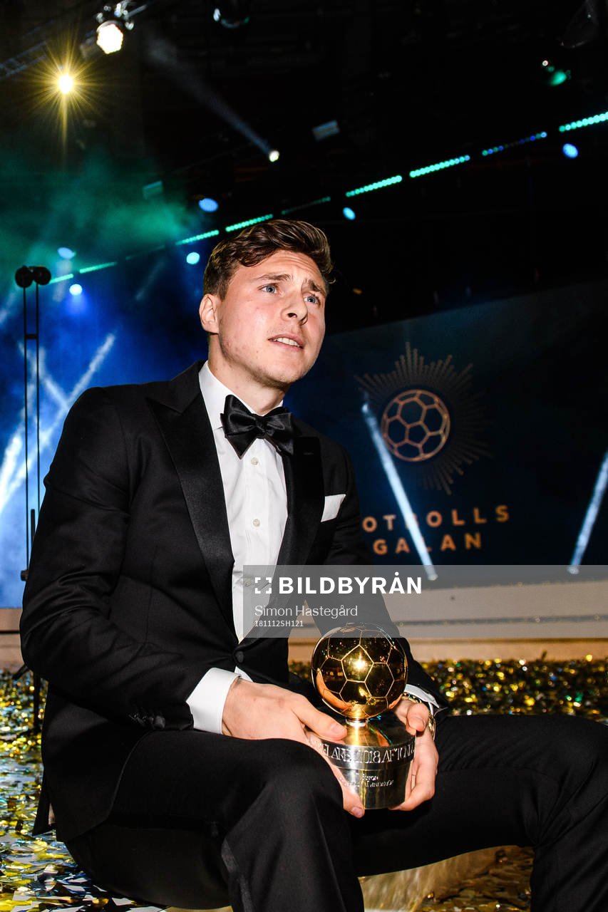 Victor Nilsson Lindelöf vinnare av Guldbollen