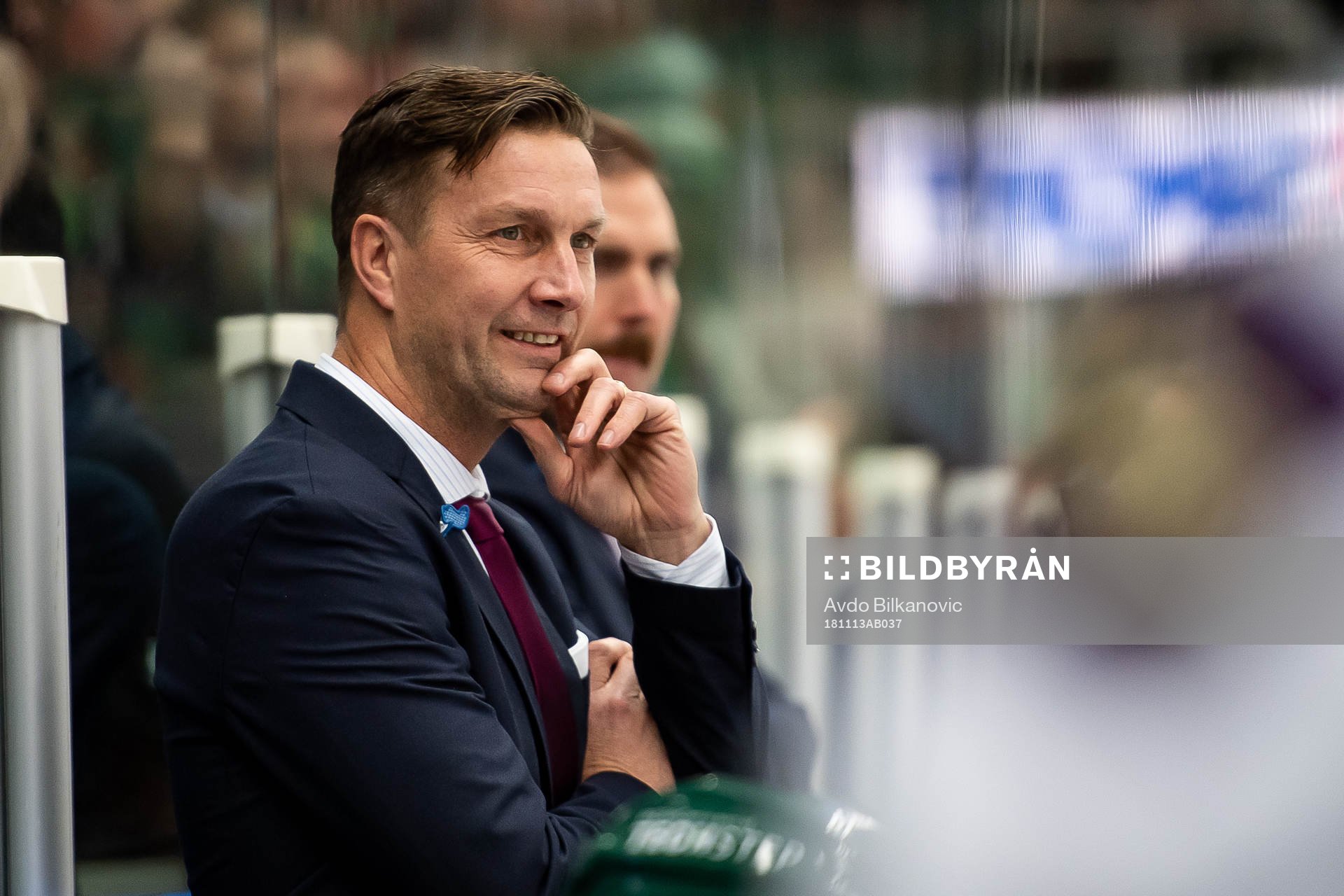 Färjestads tränare Johan Pennerborn