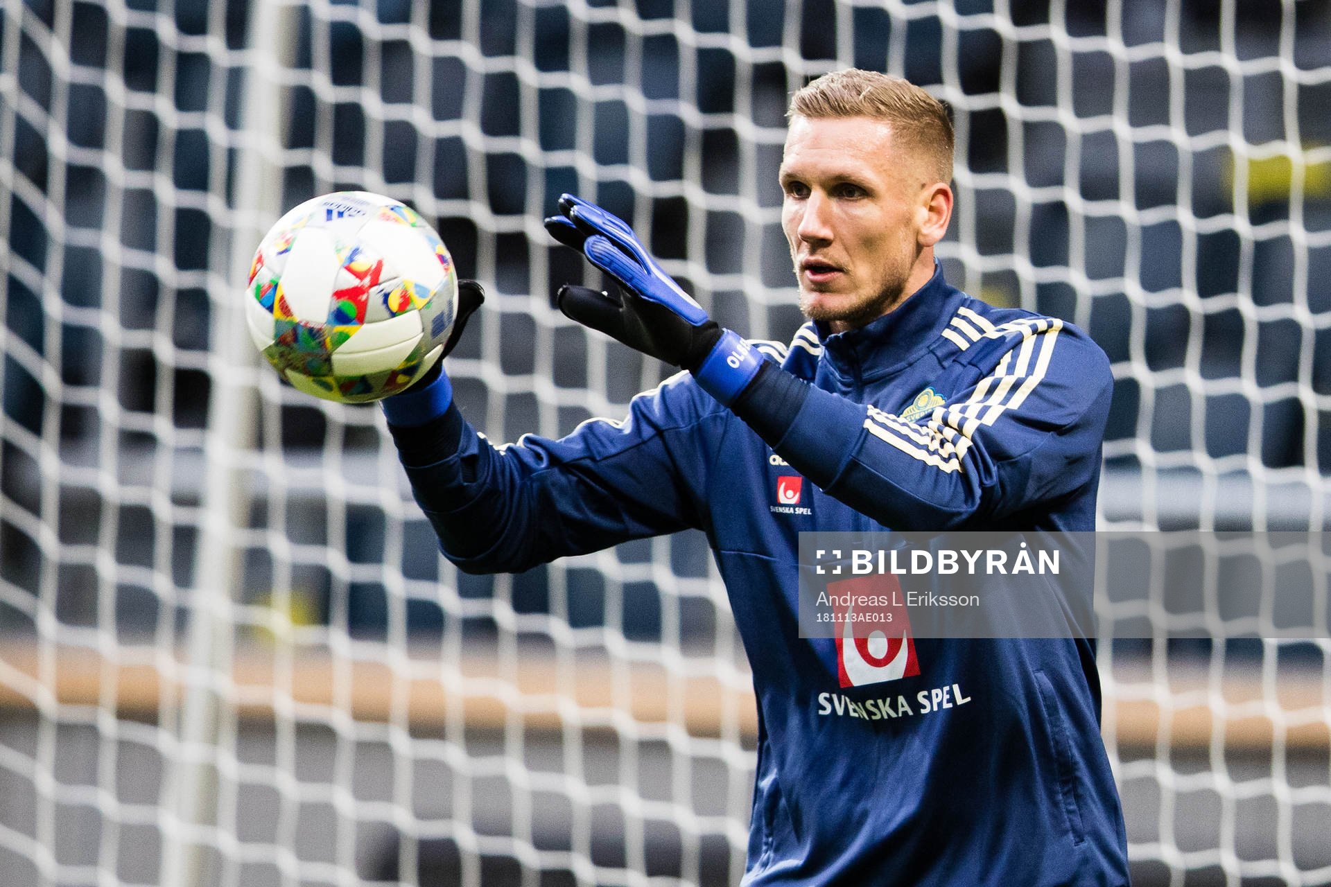 Sveriges målvakt Robin Olsen