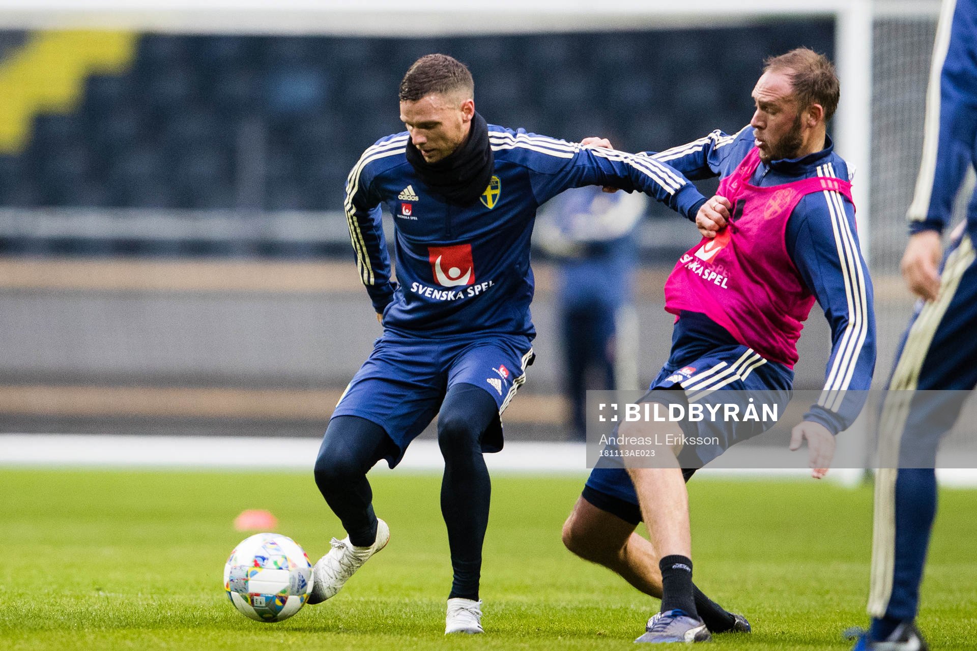 Sveriges Marcus Berg och Andreas Granqvist