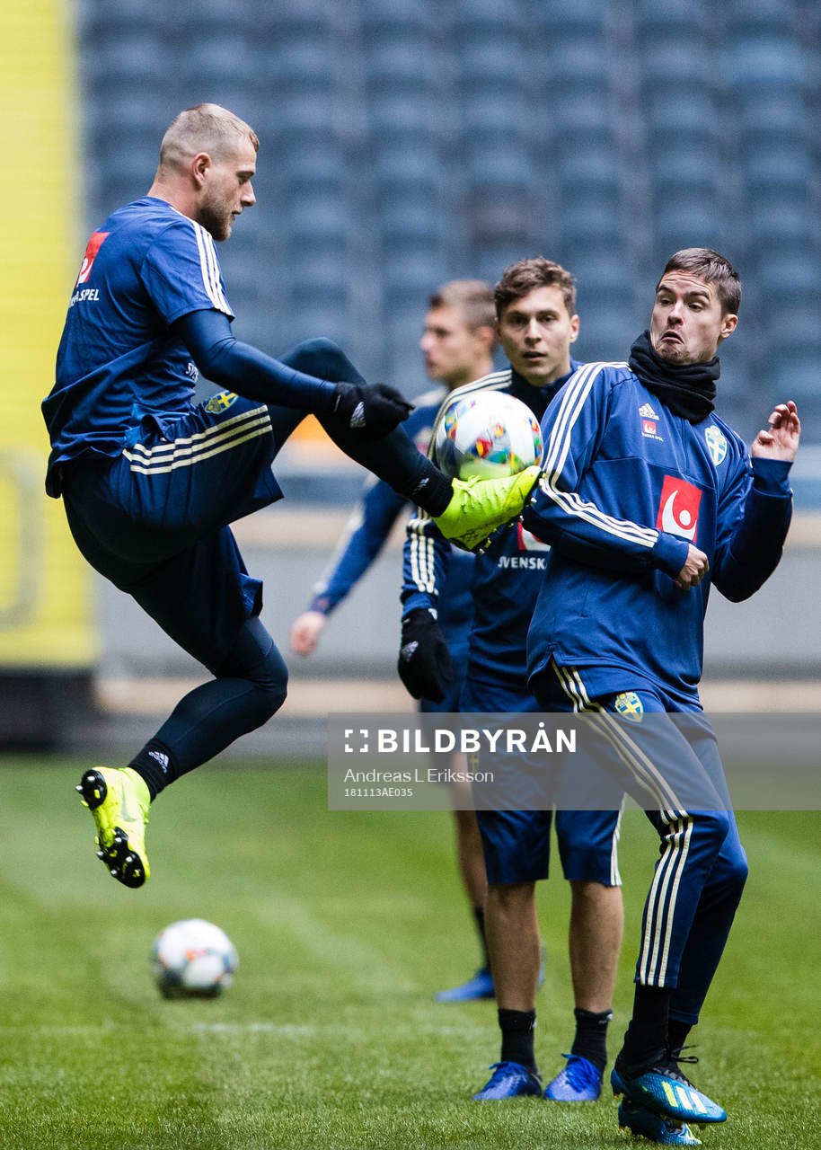Sveriges John Guidetti, Victor Nilsson Lindelöf och Mikael
