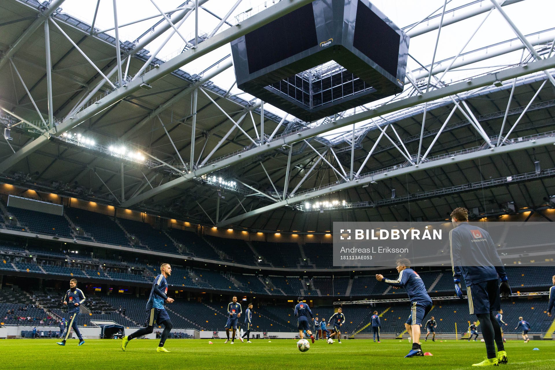 Öppet tak på Friends Arena