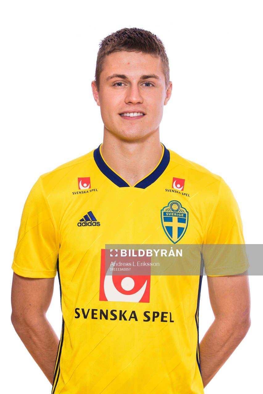 Mattias Svanberg, spelare i Sveriges fotbollslandslag