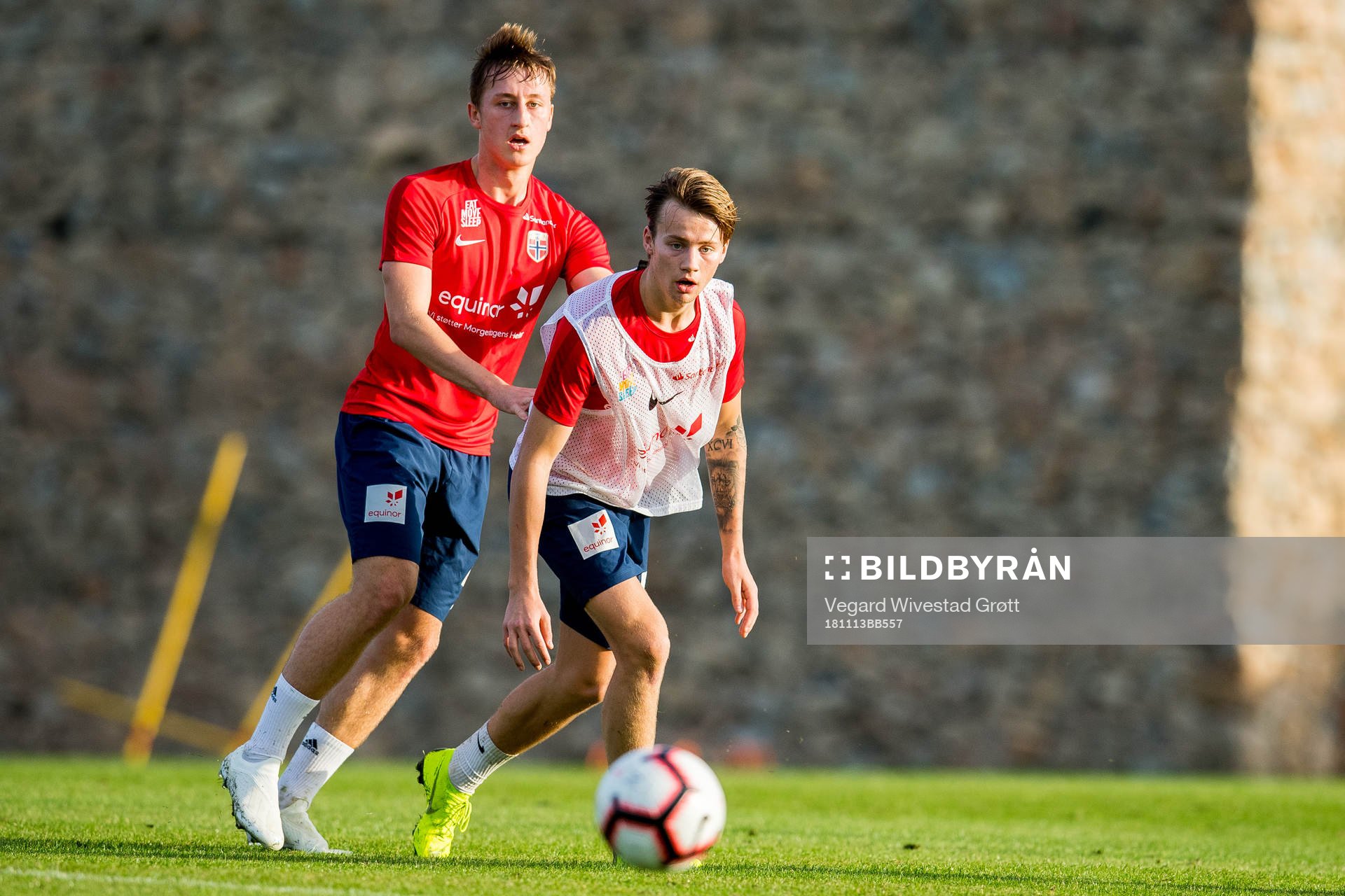 Adnan Hadzic and Magnus Lankhof Dahlby of Norway