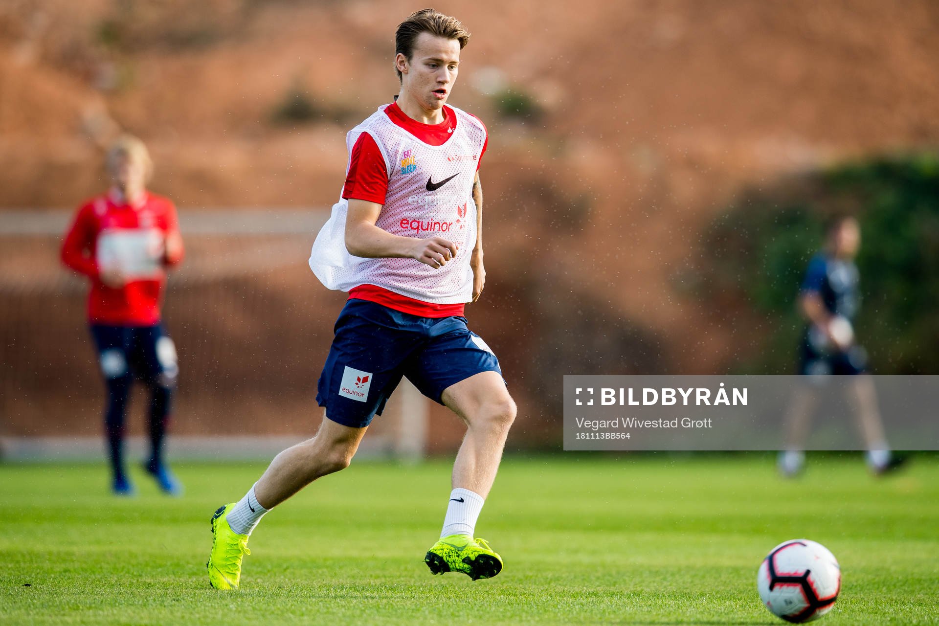 Magnus Lankhof Dahlby of Norway during a training session on November 13, 2018 in La Manga.