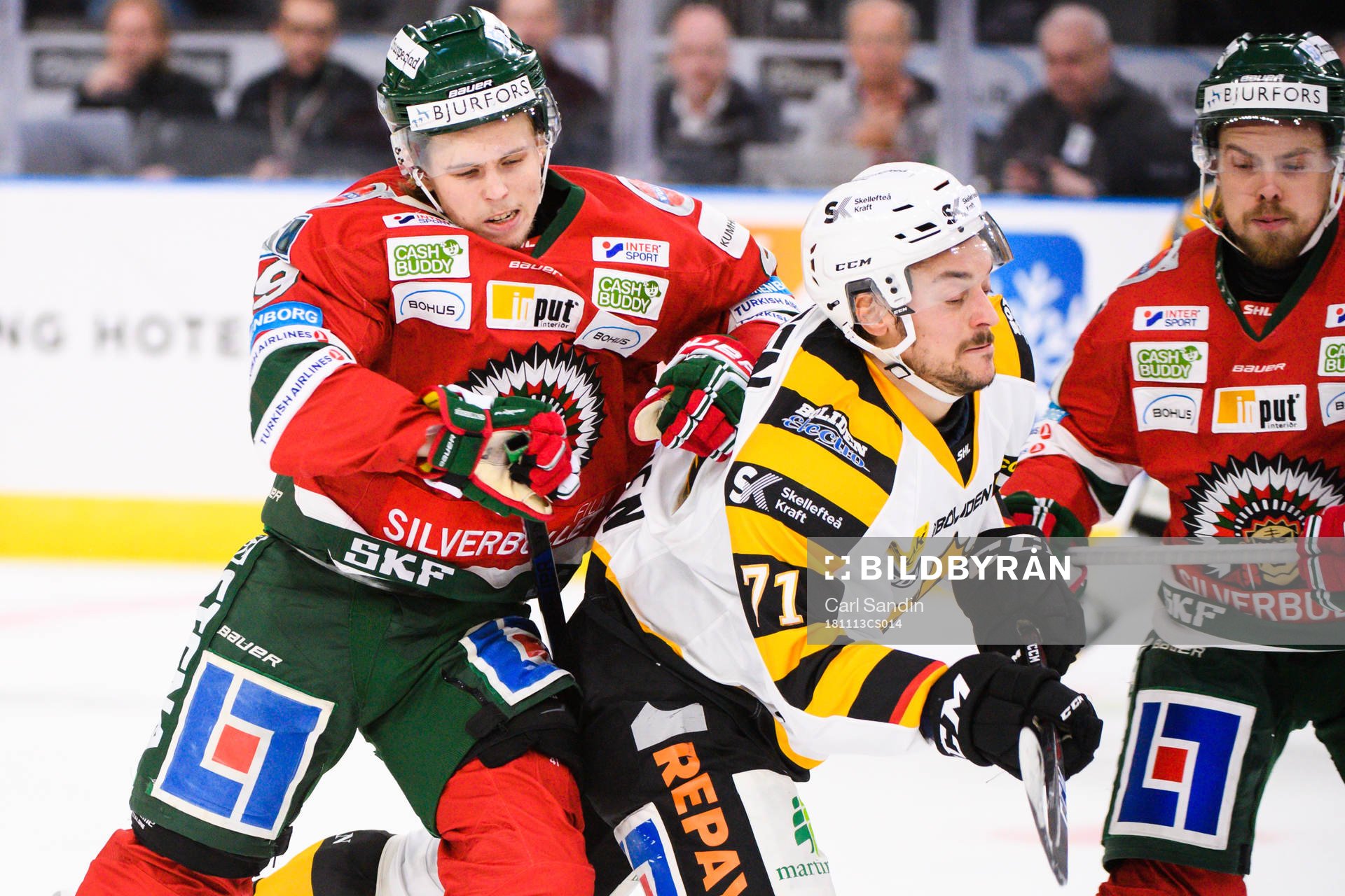 Frölundas Tim Söderlund och Skellefteås Juhamatti