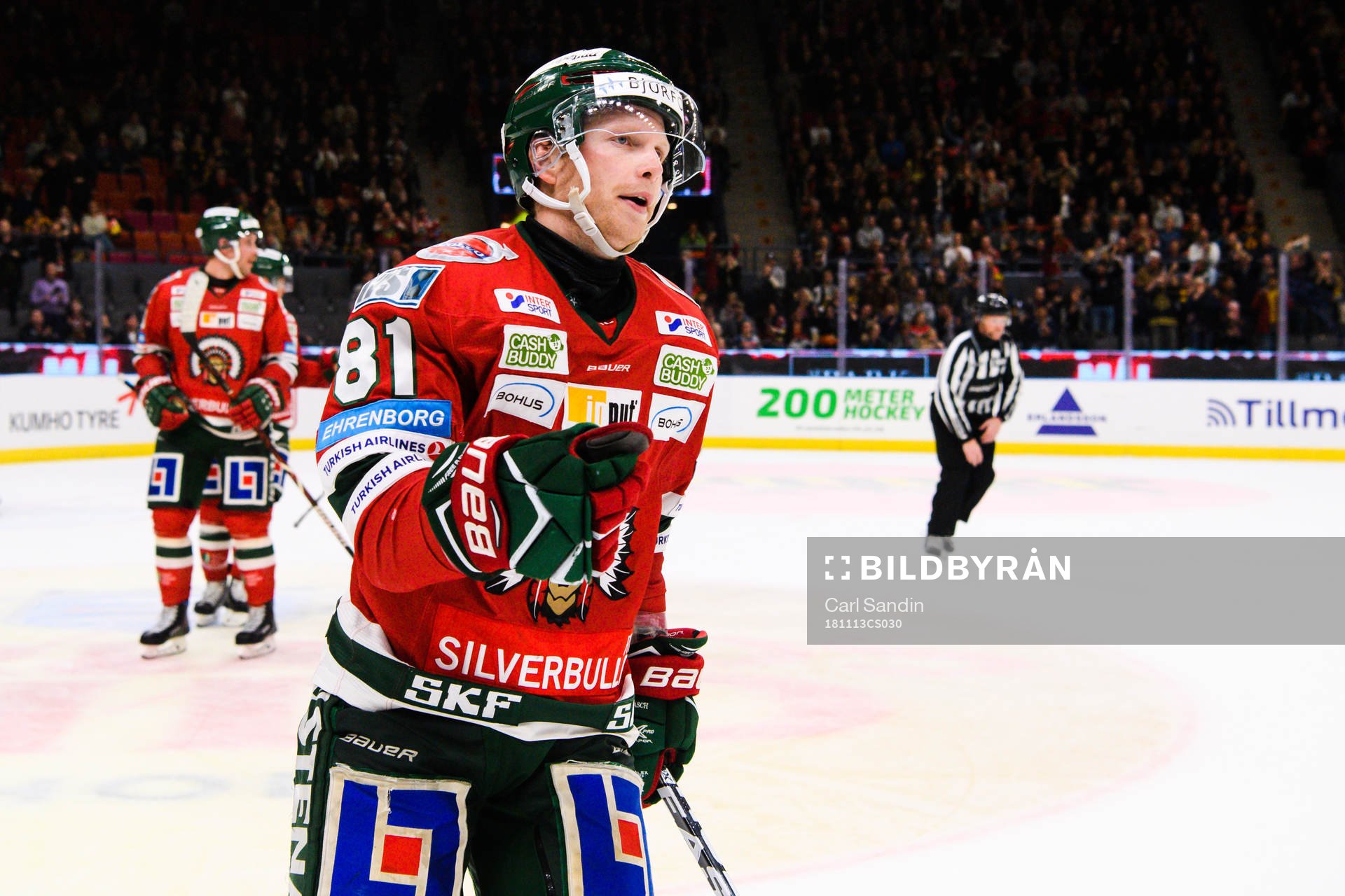 Frölundas Ryan Lasch jublar