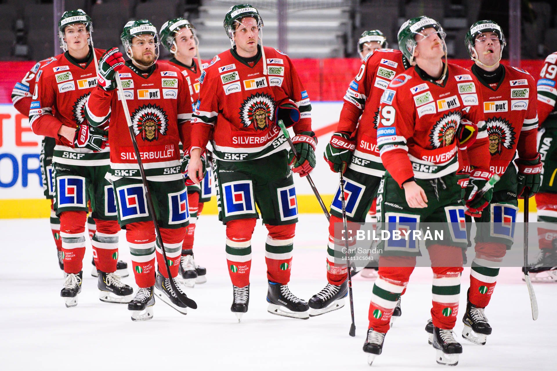 Frölundas spelare deppar