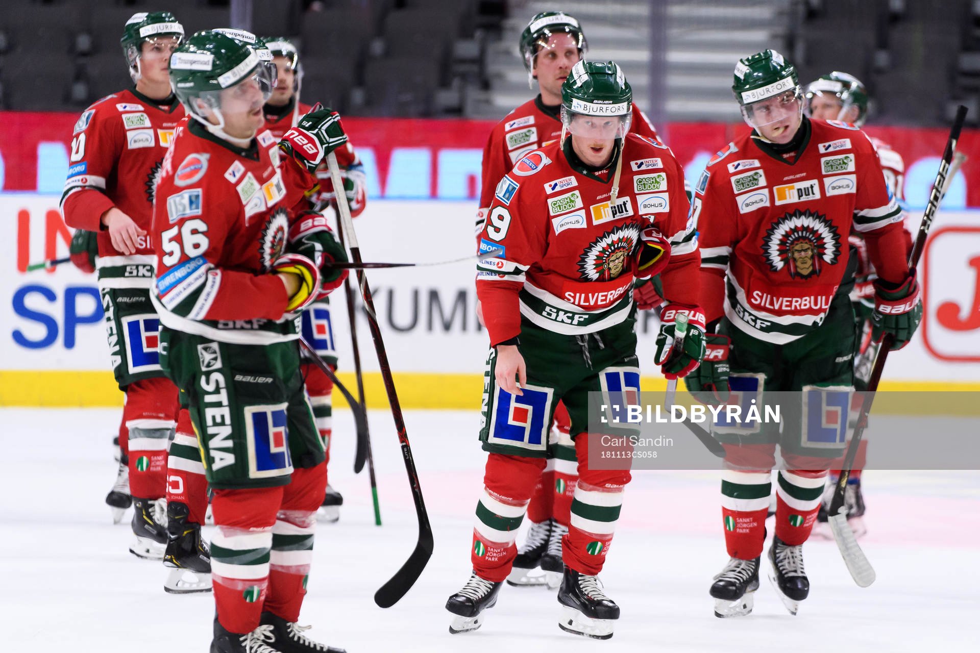 Frölundas Simon Hjalmarsson deppar