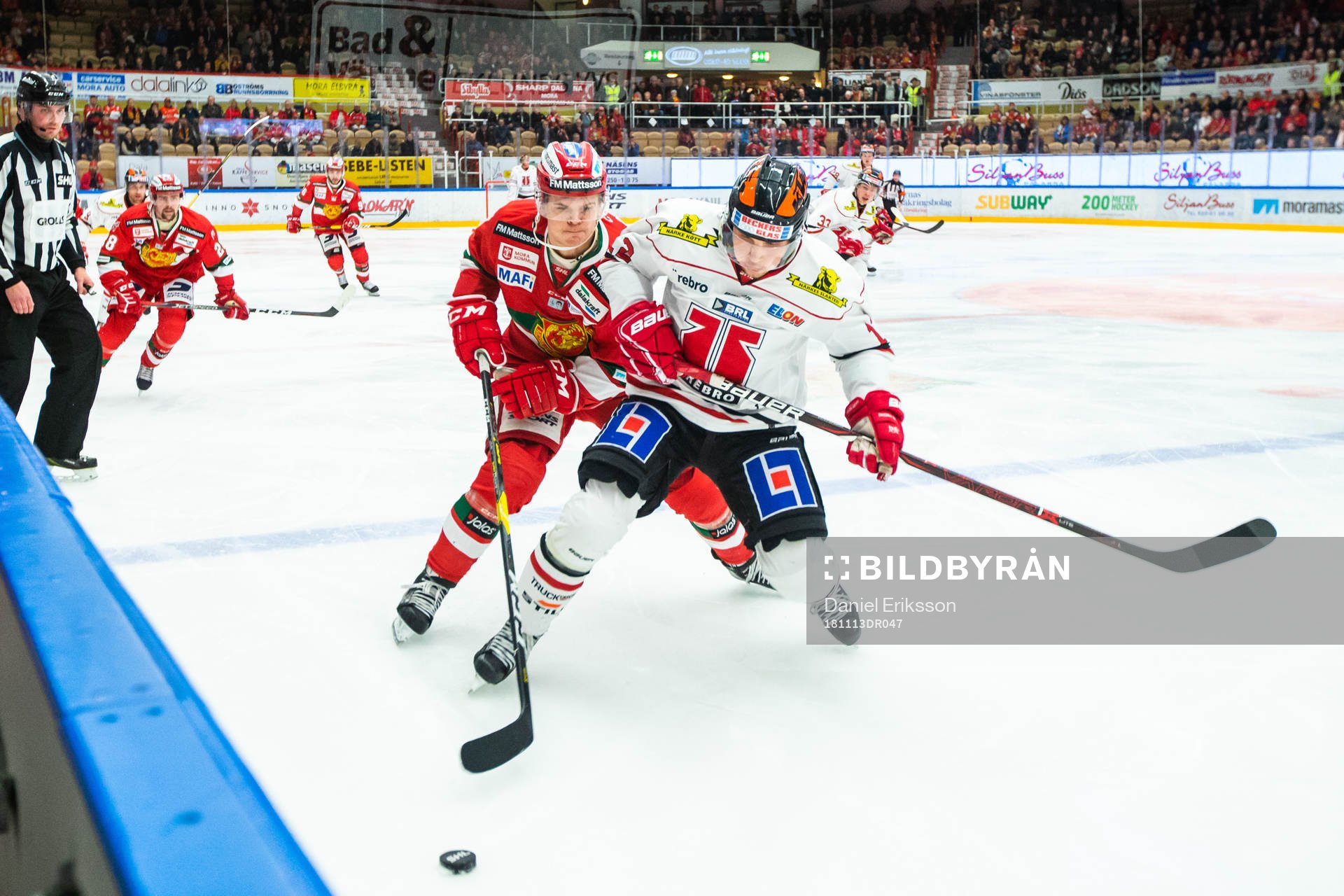 Moras Erlend Lesund och Örebros Glenn Gustafsson
