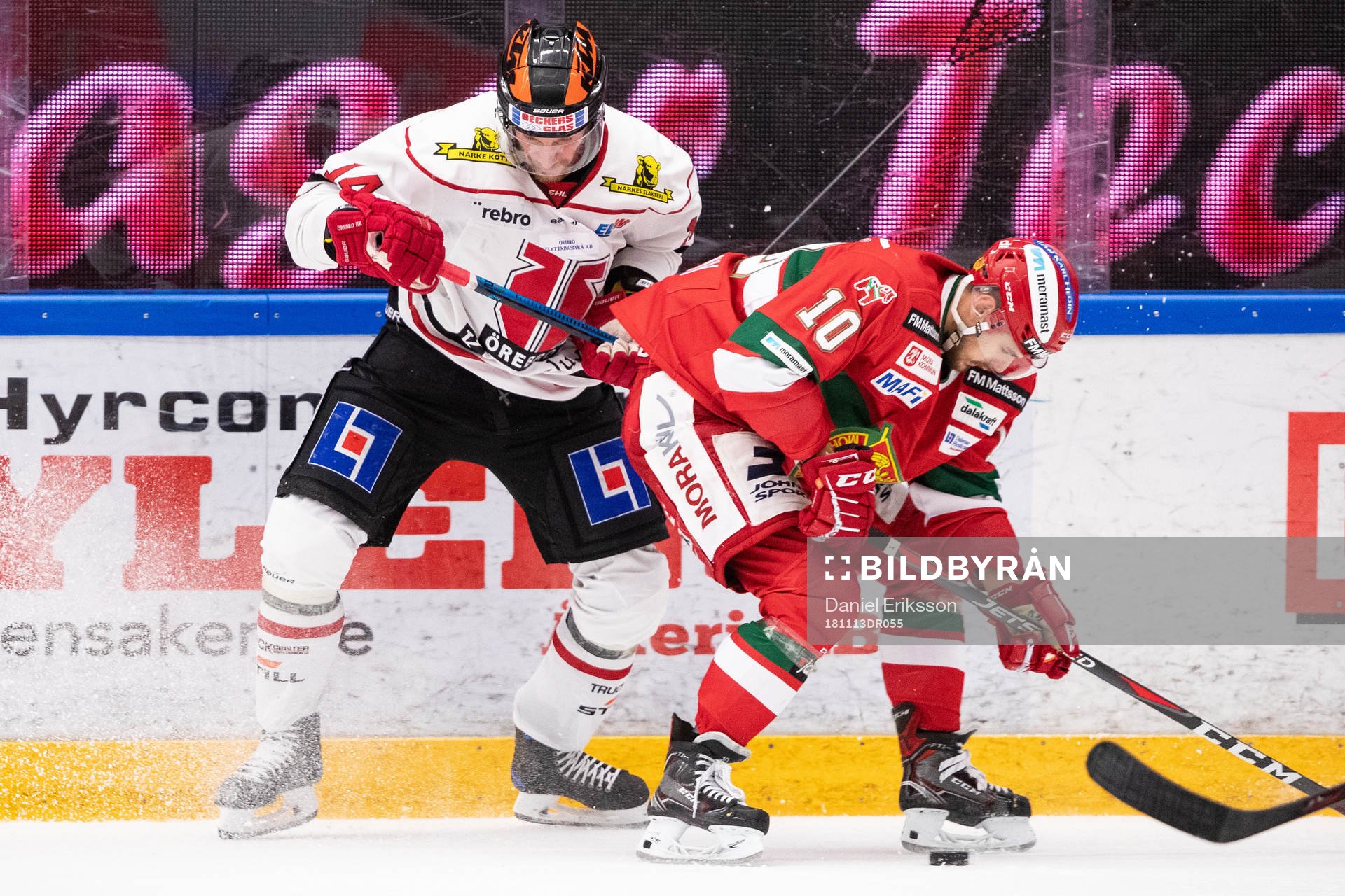 Örebros Tom Wandell och Moras Matej Galbavy